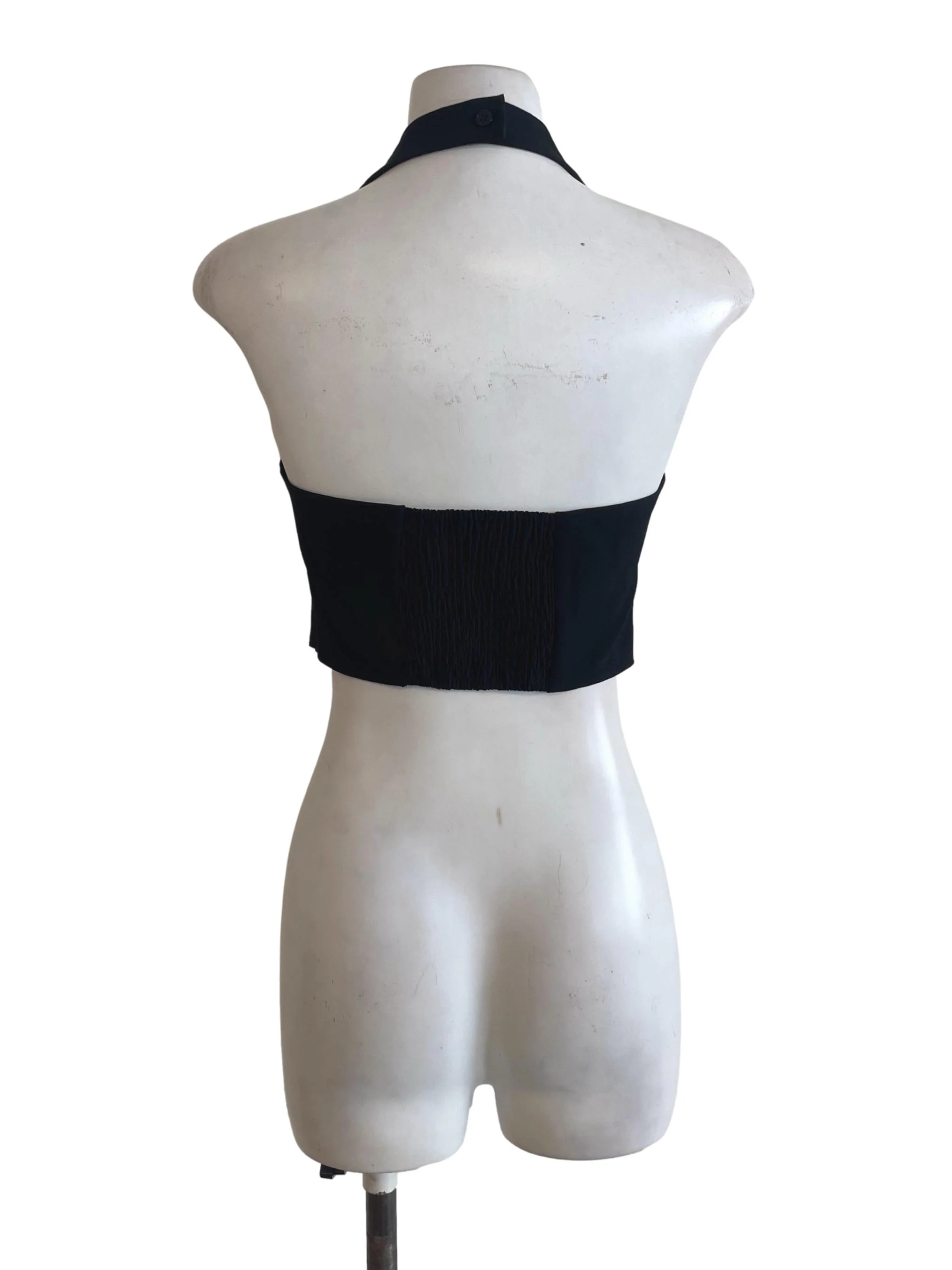 Black Halter Top - Image 2