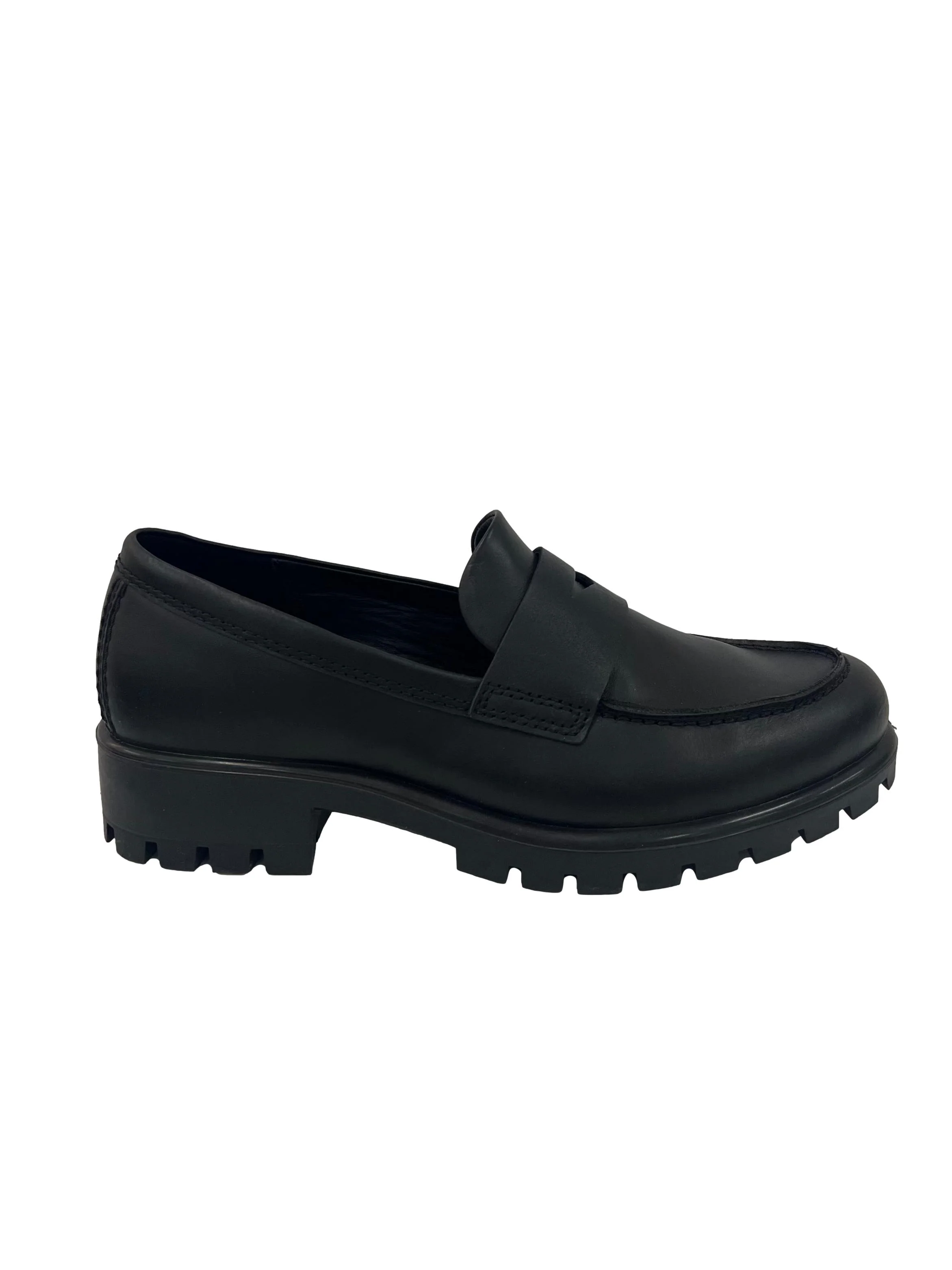 Black Heeled Loafers - Image 2