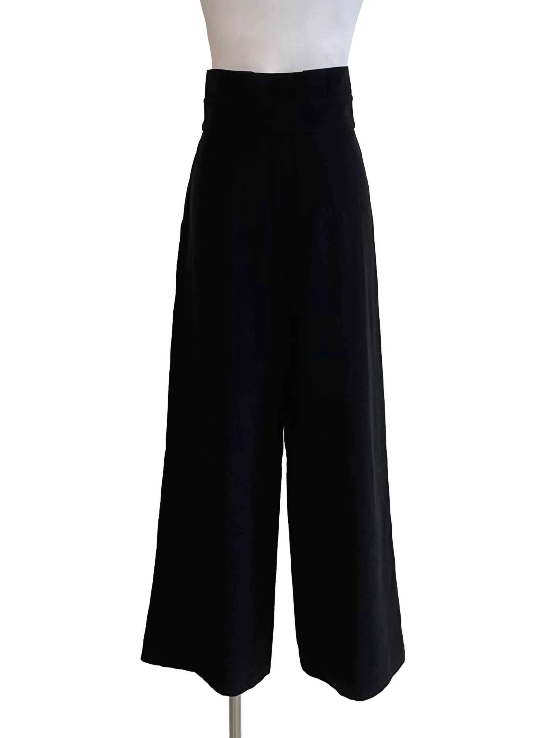 Black High Waist Formal Pants - Image 2