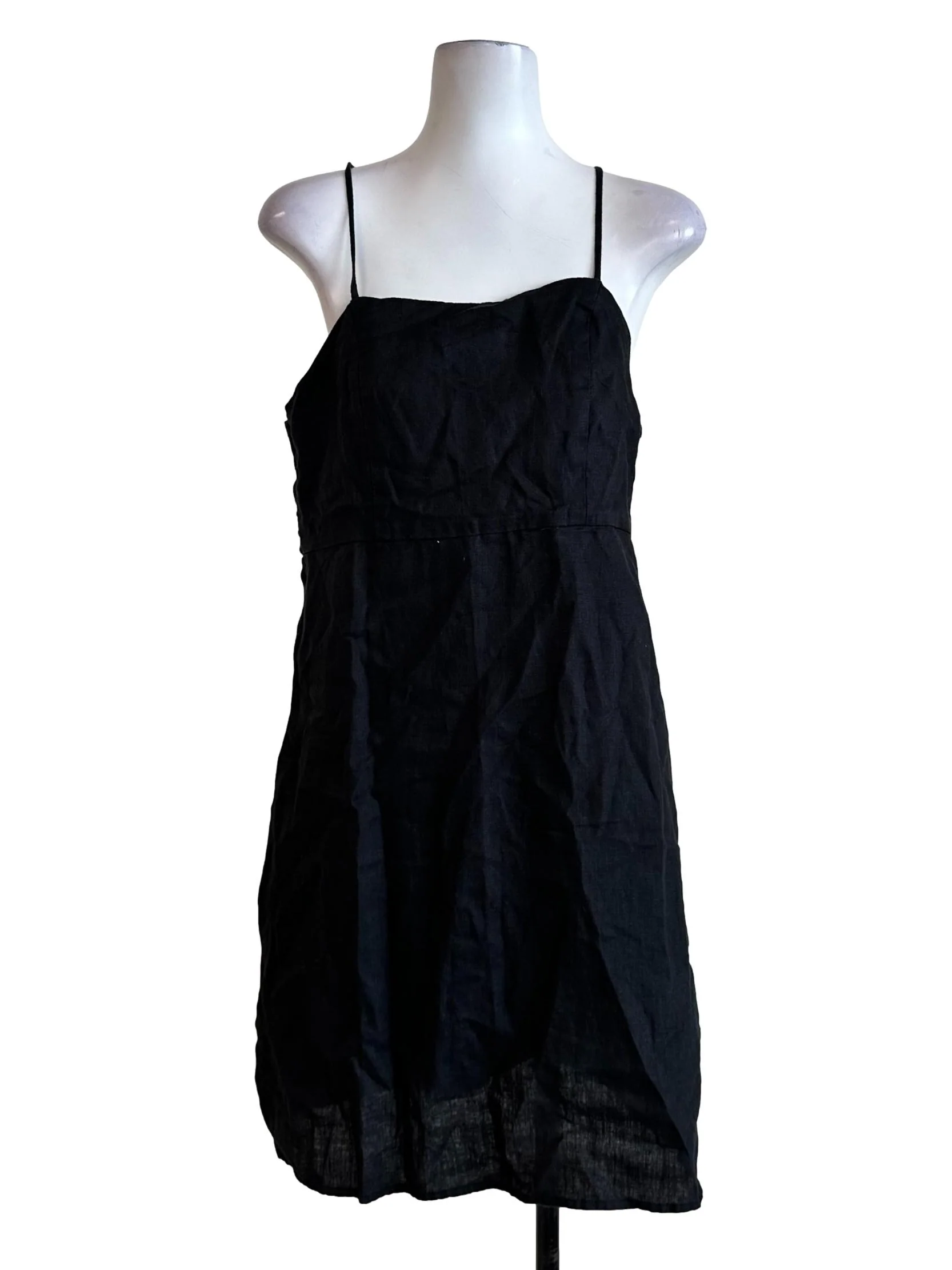 Black Halter Strap Dress