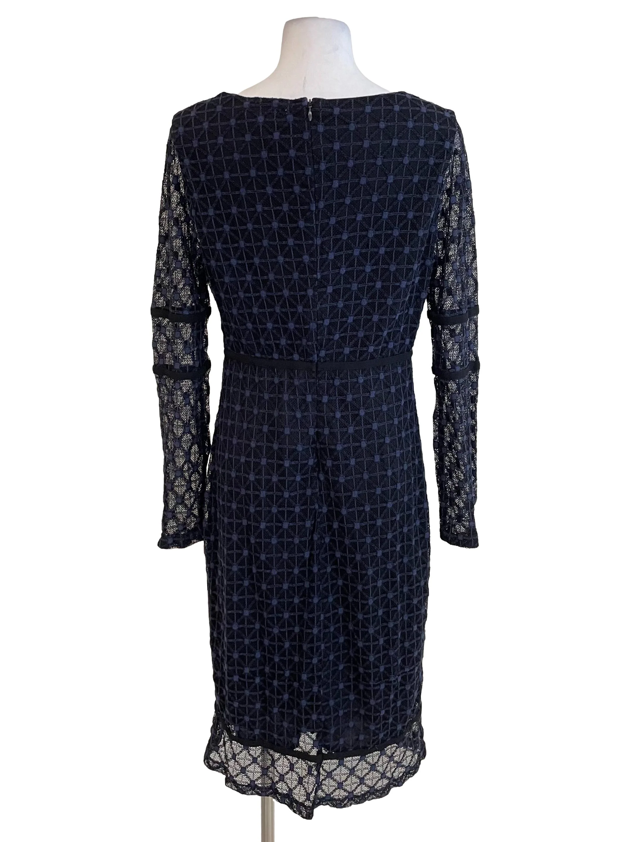 Black Navy Lace Dress - Image 2