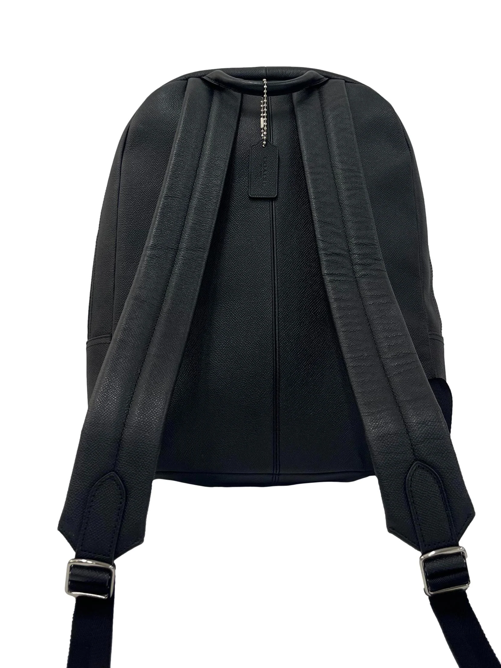 Black Leather Hudson Backpack - Image 2