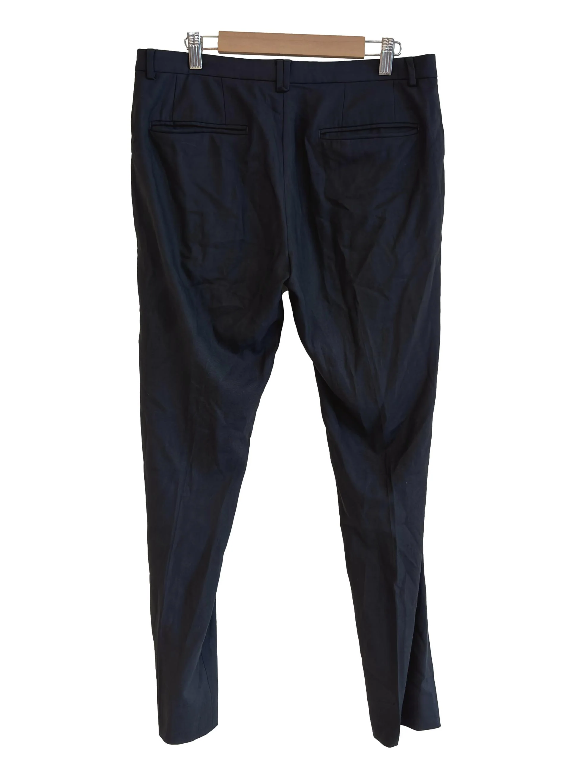 Black Low Rise Fitted Suit Pant - Image 2