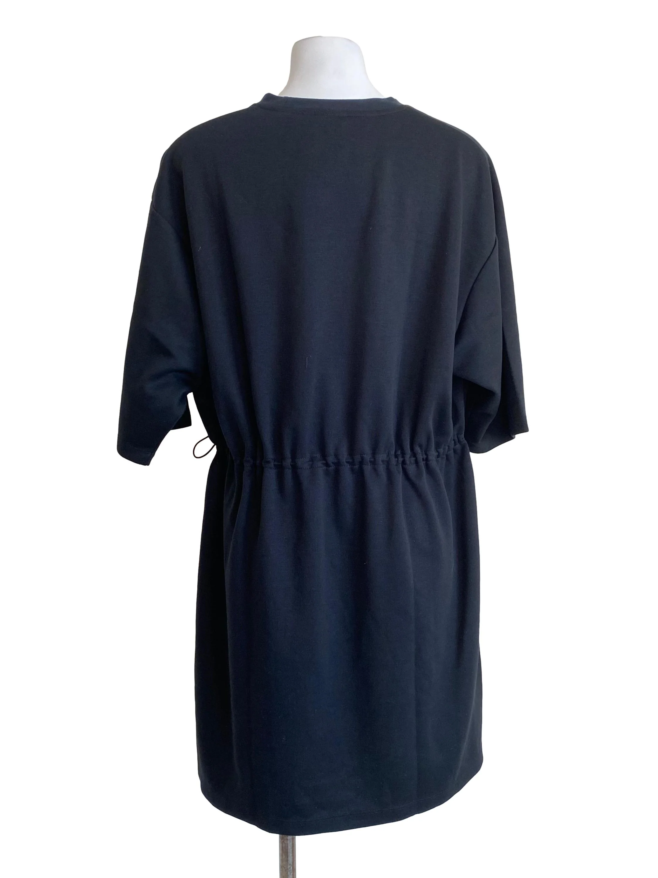 Black Mini Tee Dress - Image 2