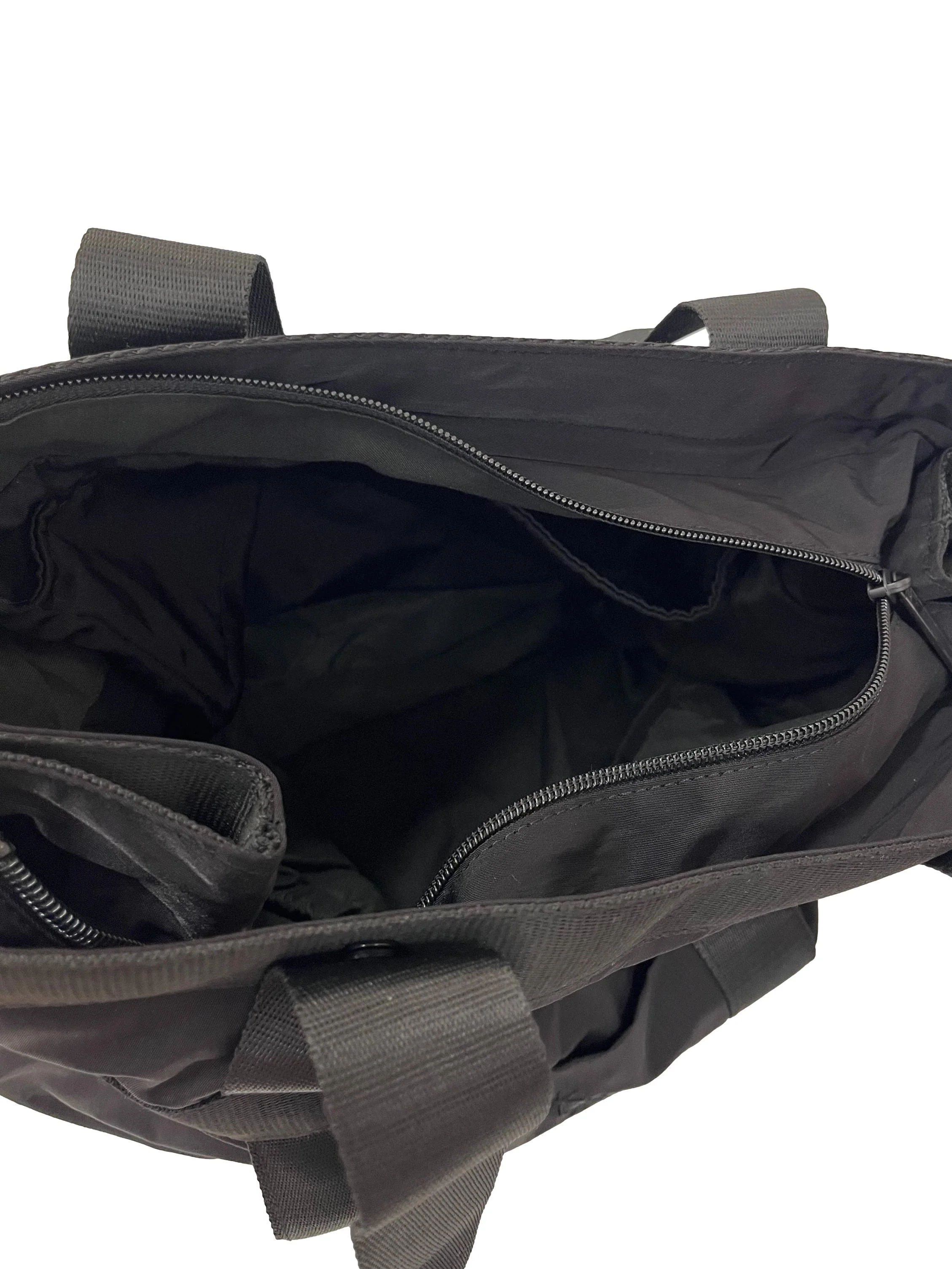Black Nylon Multi-Way Tote Bag CSN - Image 4