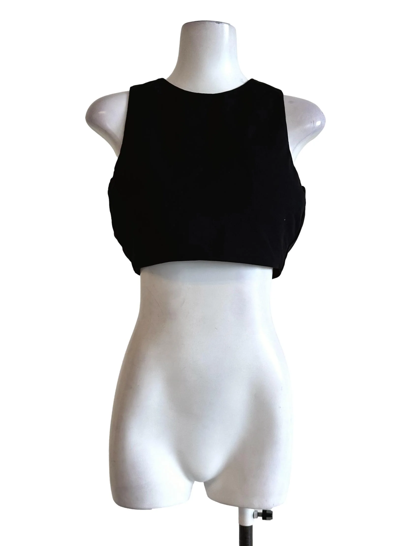 Black Padded Sleeveless Top LB