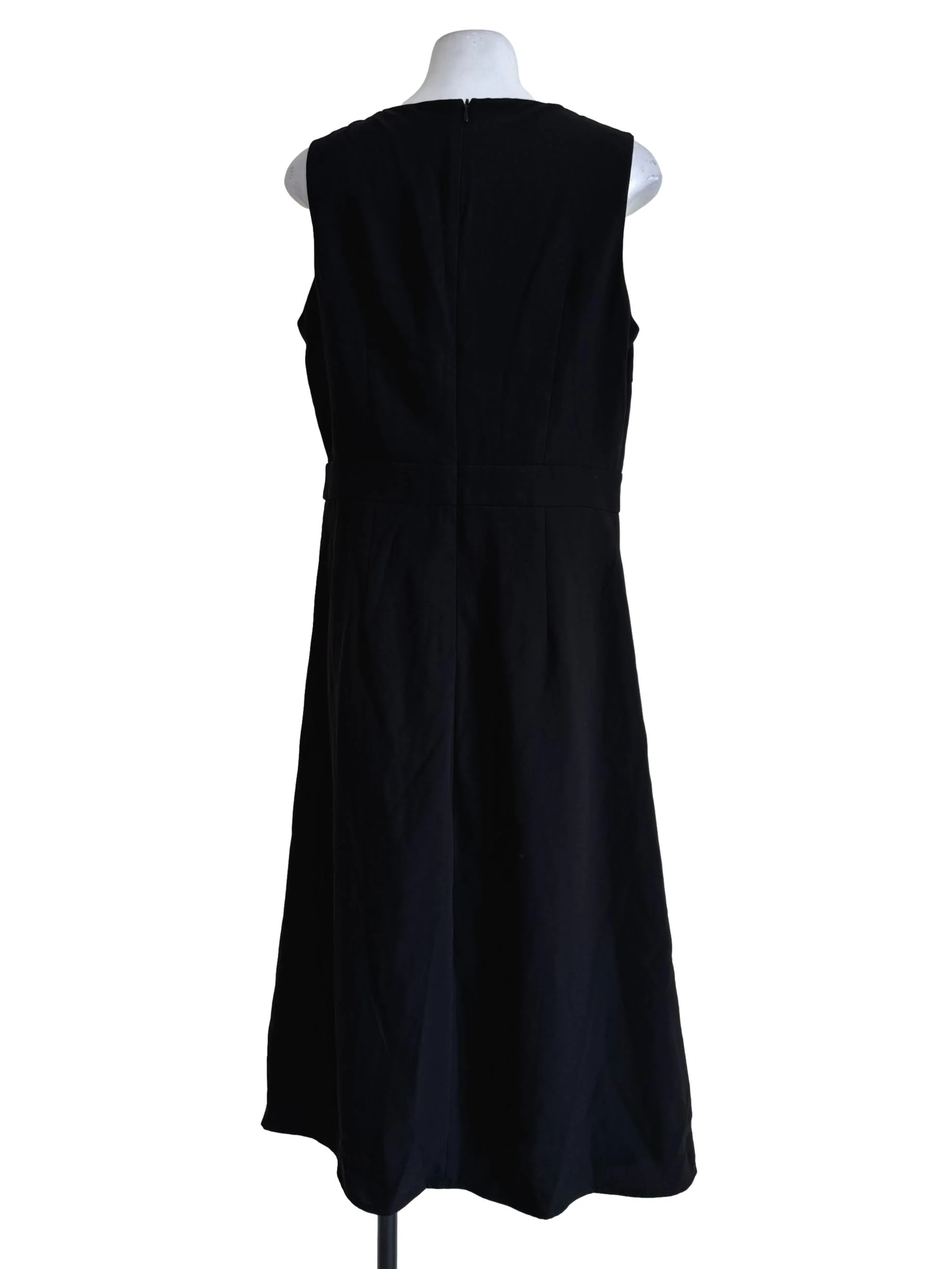 Black, Pink And White Side Pleated Dress - Image 2