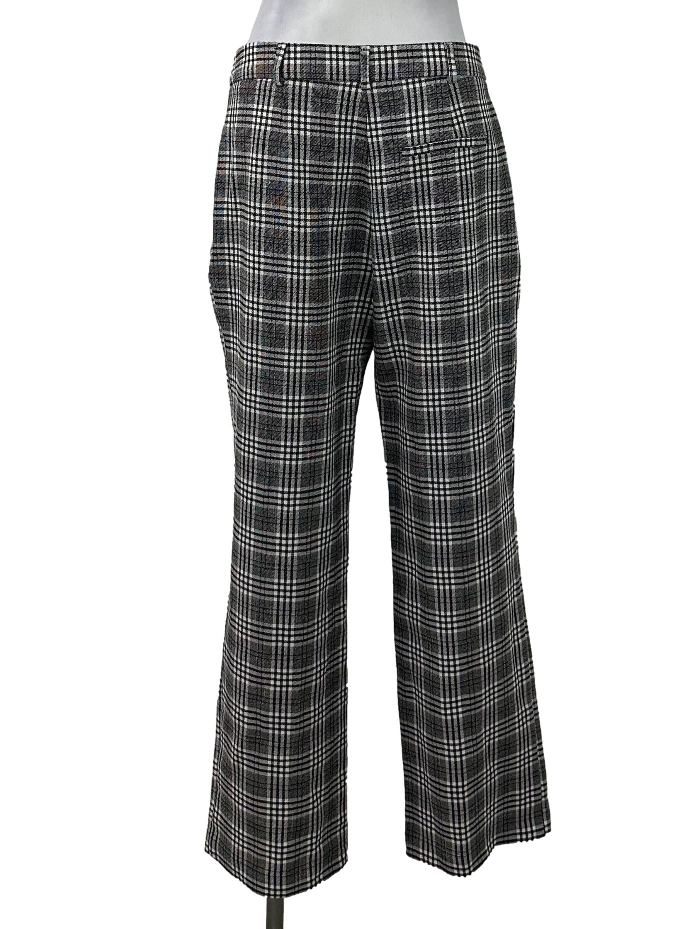 Black Plaid Formal Pants - Image 2
