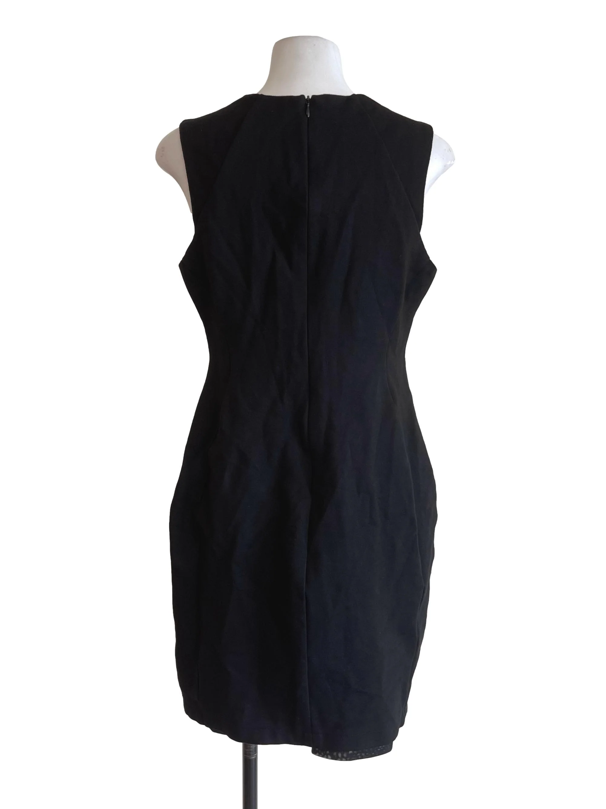 Black Plain Formal Dress - Image 2