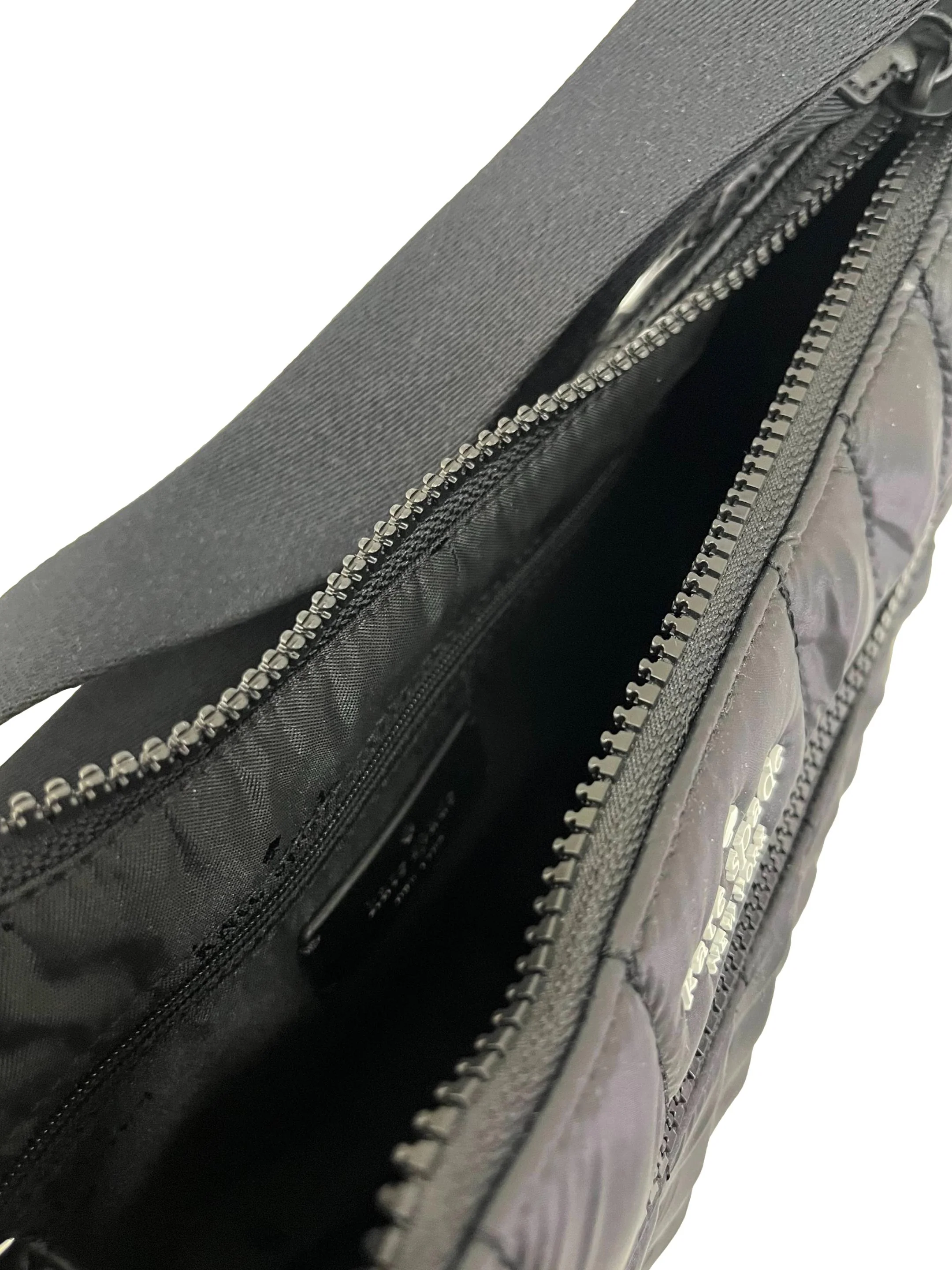 Black Polyester Camden Quilted Bag Crossbody Bag CSN - Image 3