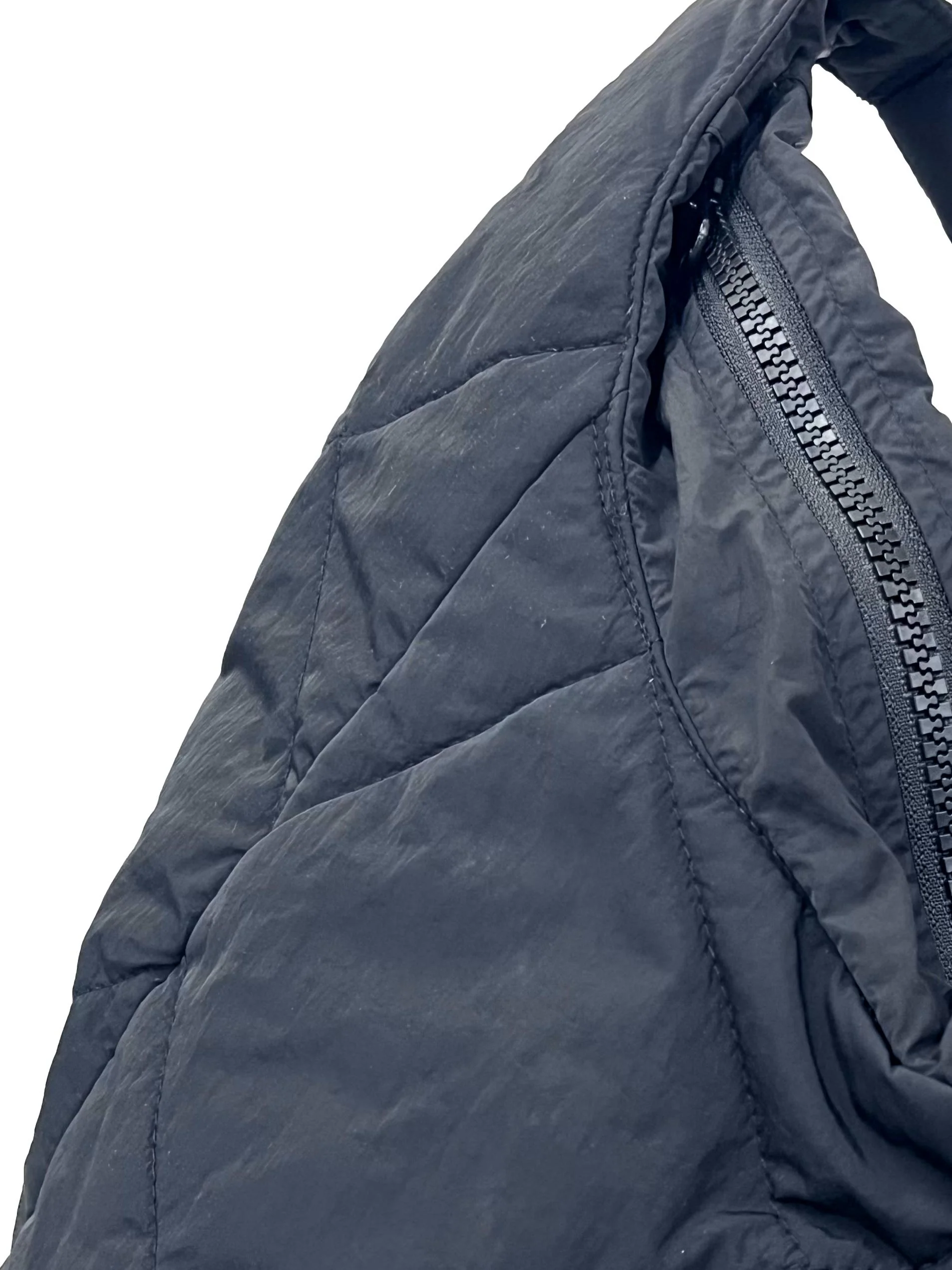 Black Quilted Shoulder Bag - Image 4