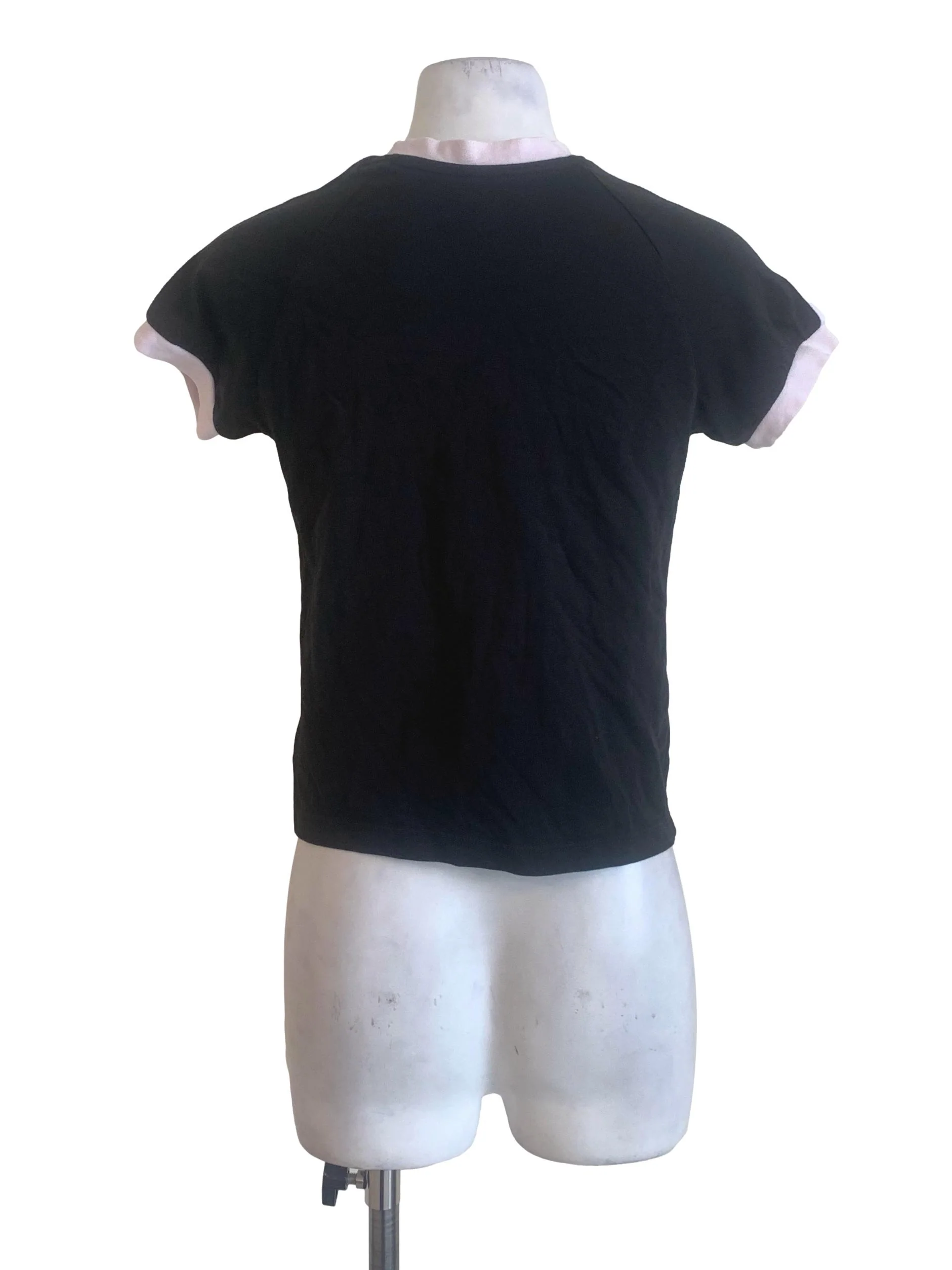 Black Round Neck Top - Image 2