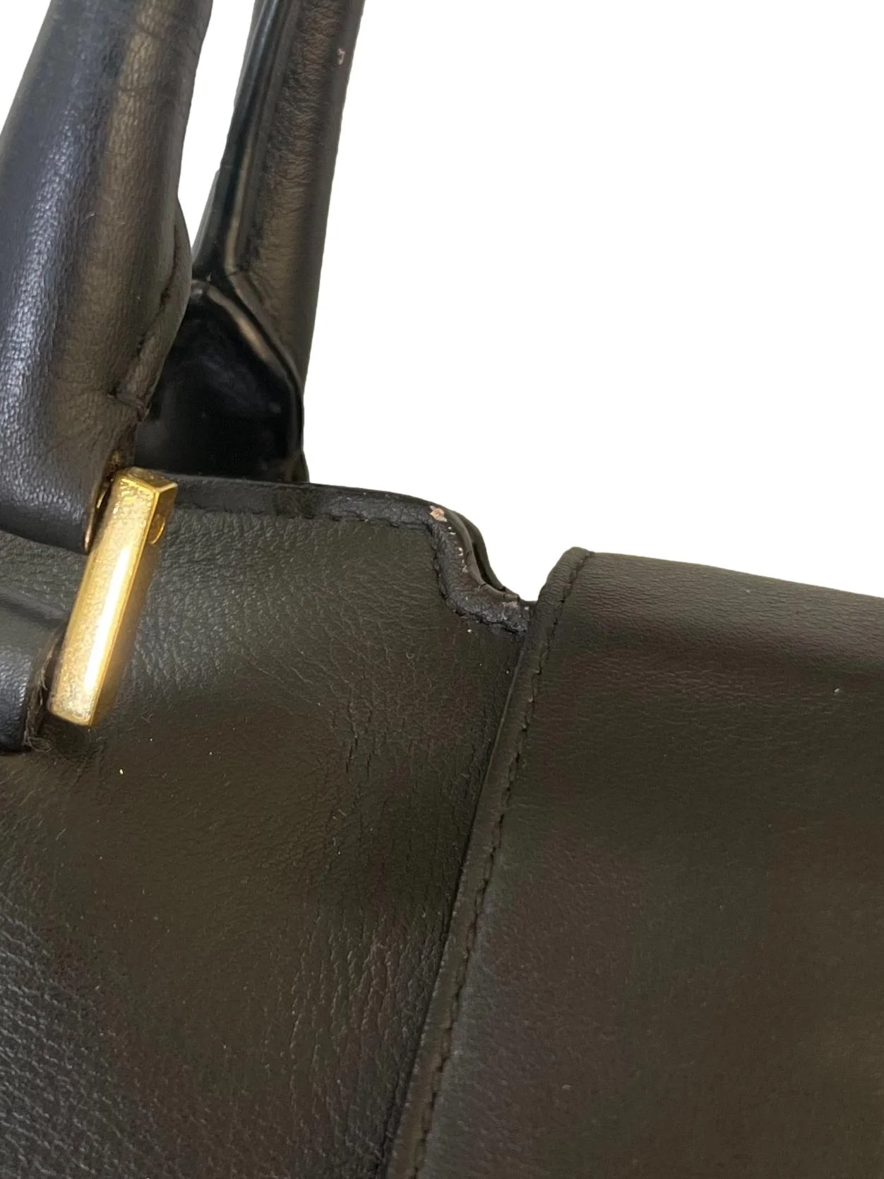 Black Saint Laurent Y Tote Bag - Image 6