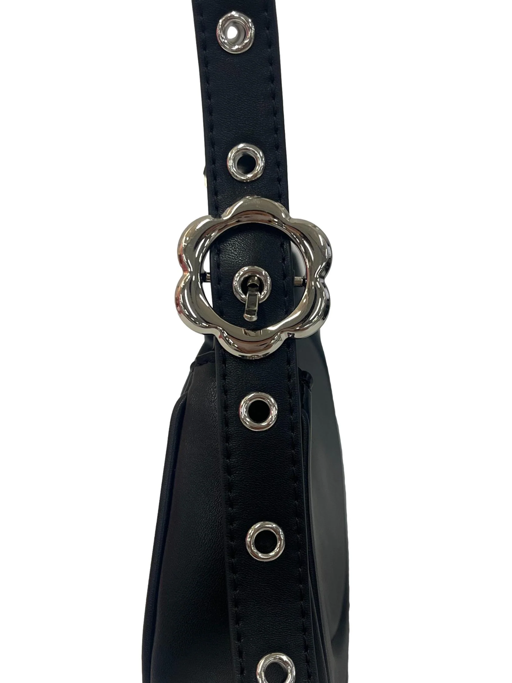 Black Shoulder Bag With Changeable Straps - Image 3