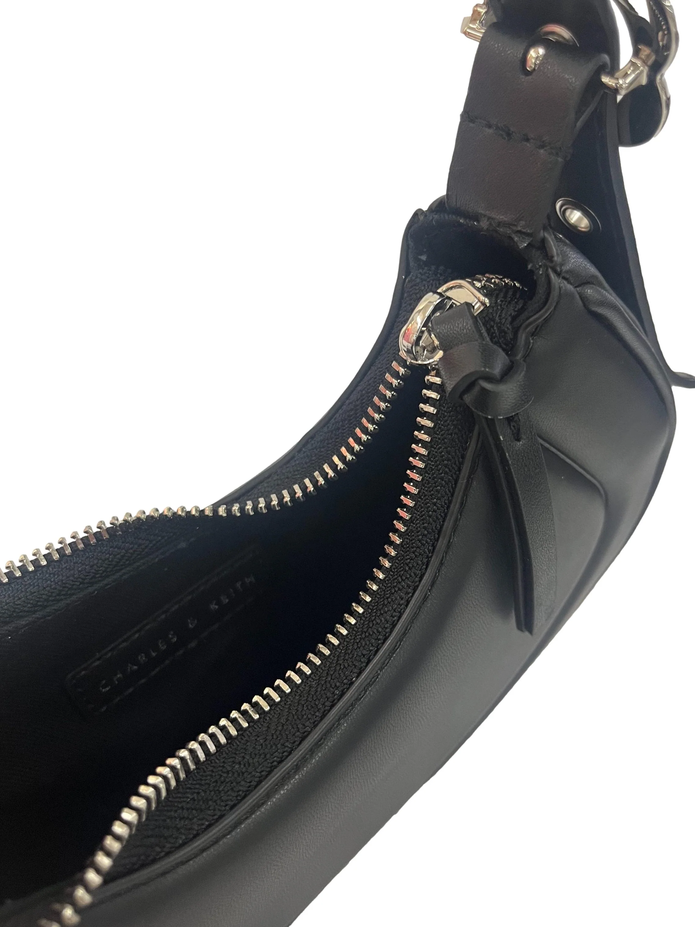 Black Shoulder Bag With Changeable Straps - Image 5