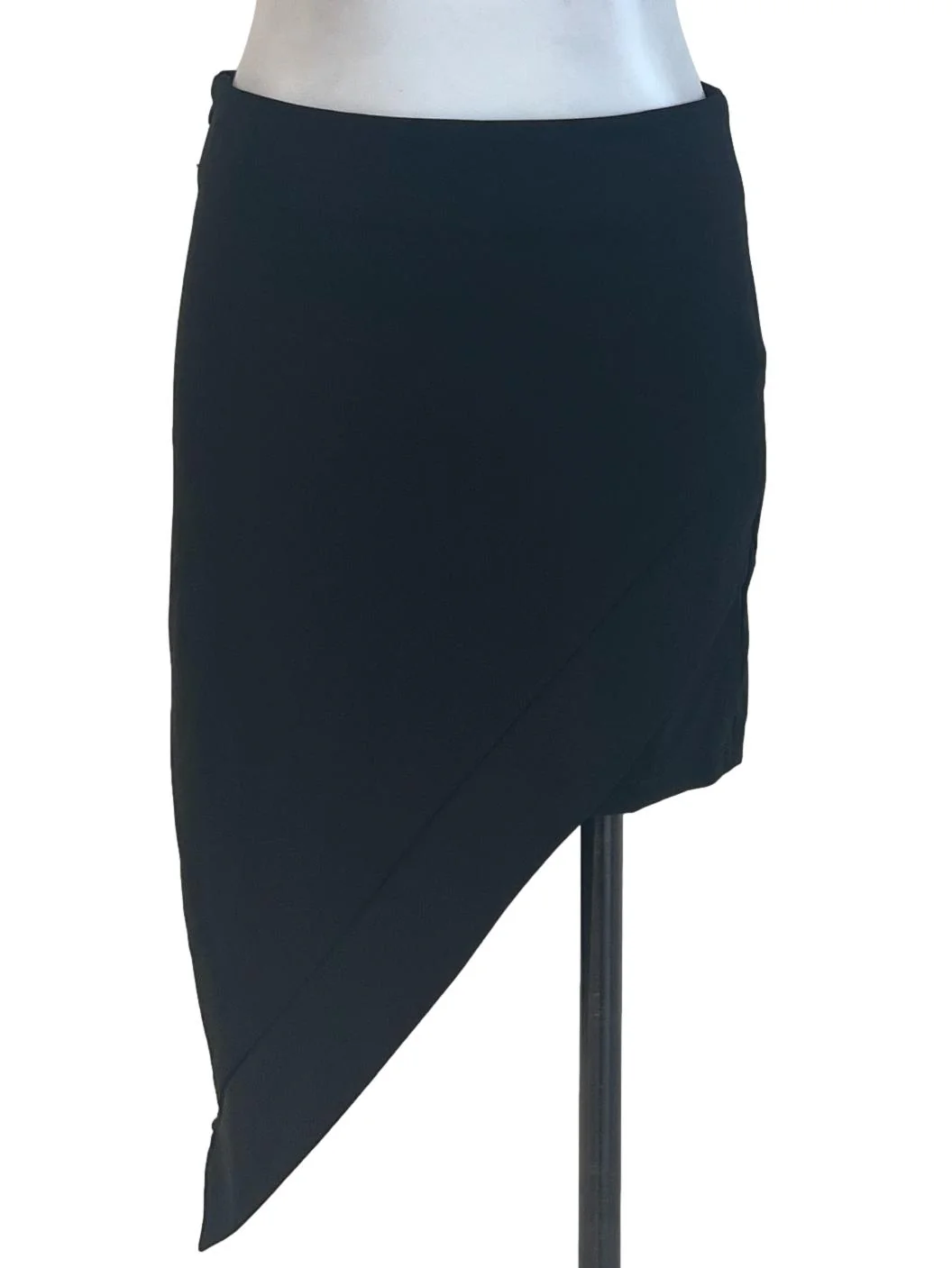 Black Side Parting Skirt