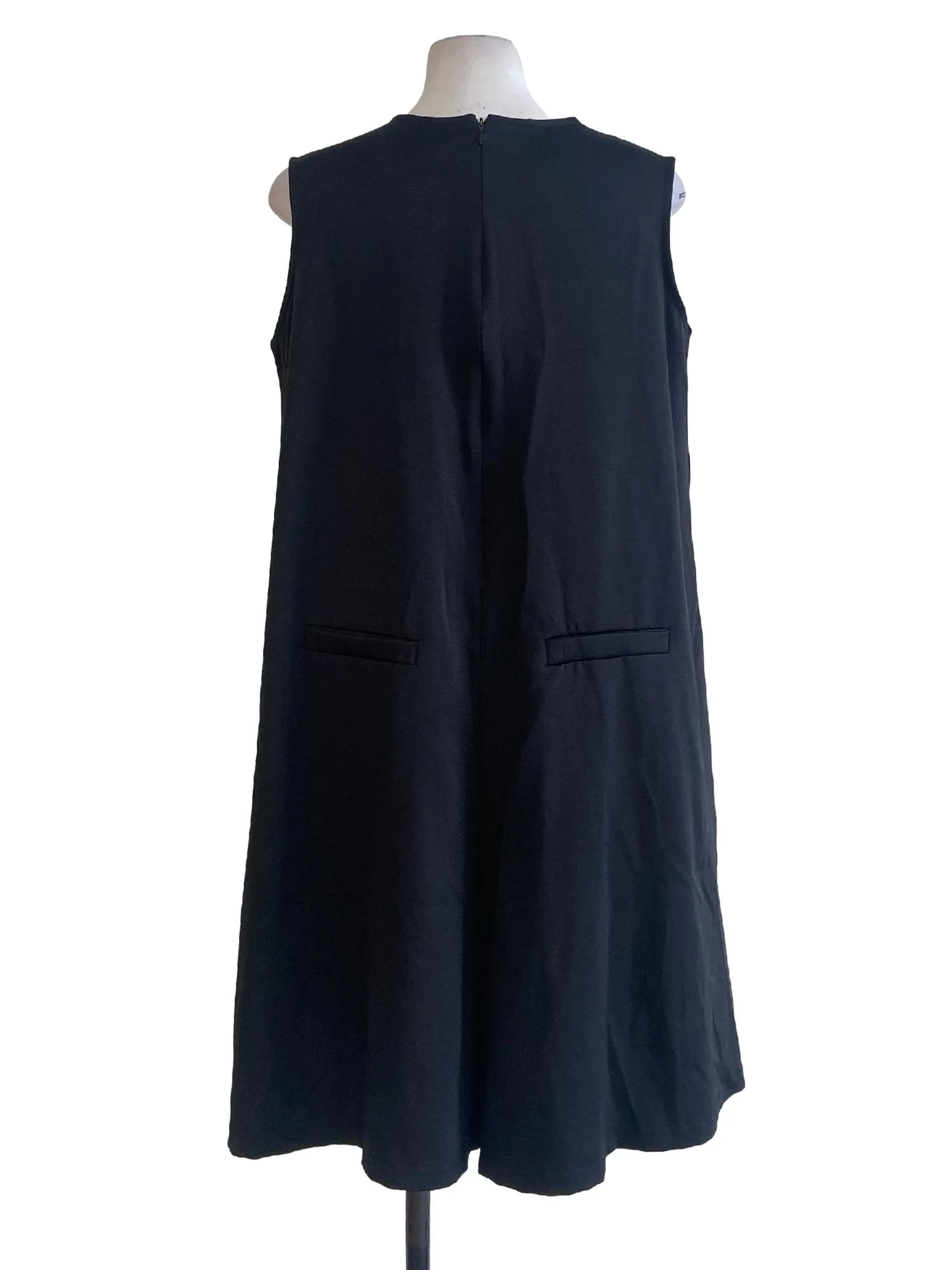 Black Sleeveless Baggy Rompers - Image 2