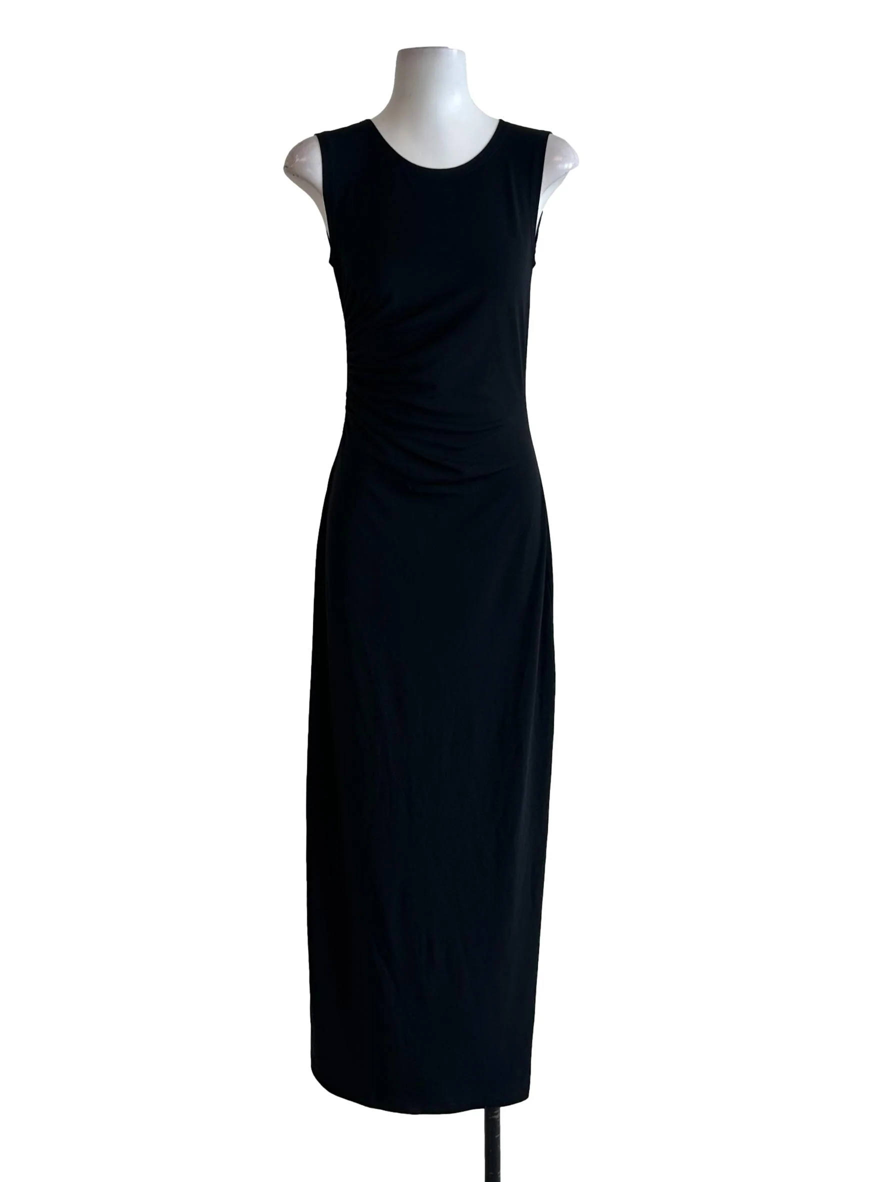 Black Sleeveless Maxi Dress