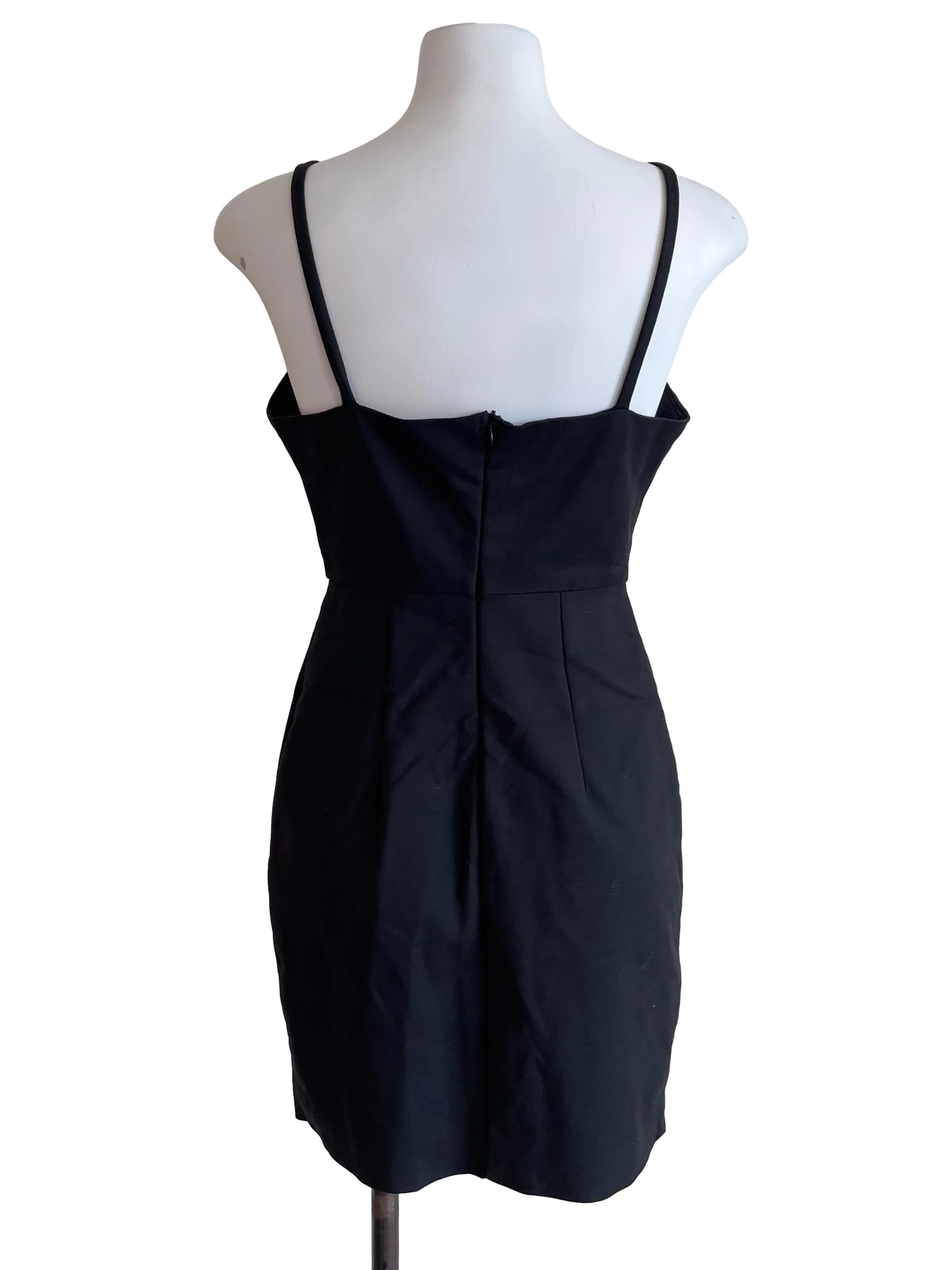 Black Slit Sheath Dress - Image 2