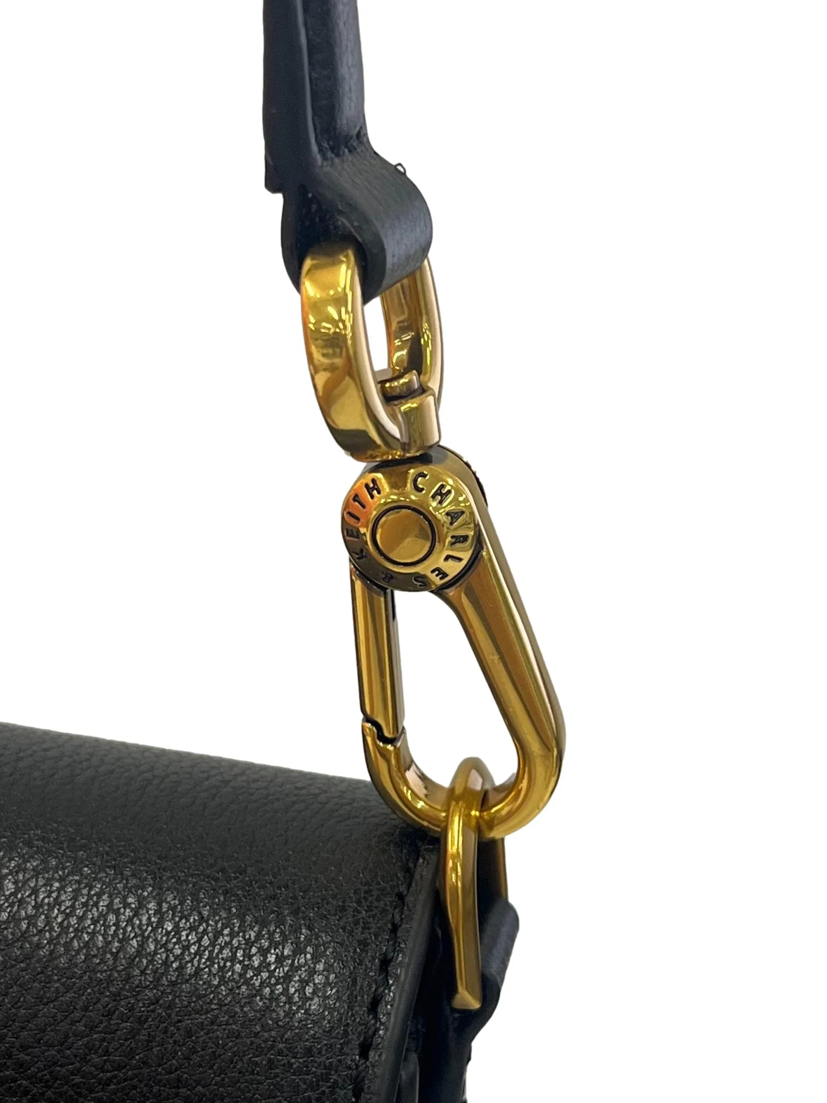 Black Small Shoulder Bag With Changeable Straps - Image 4