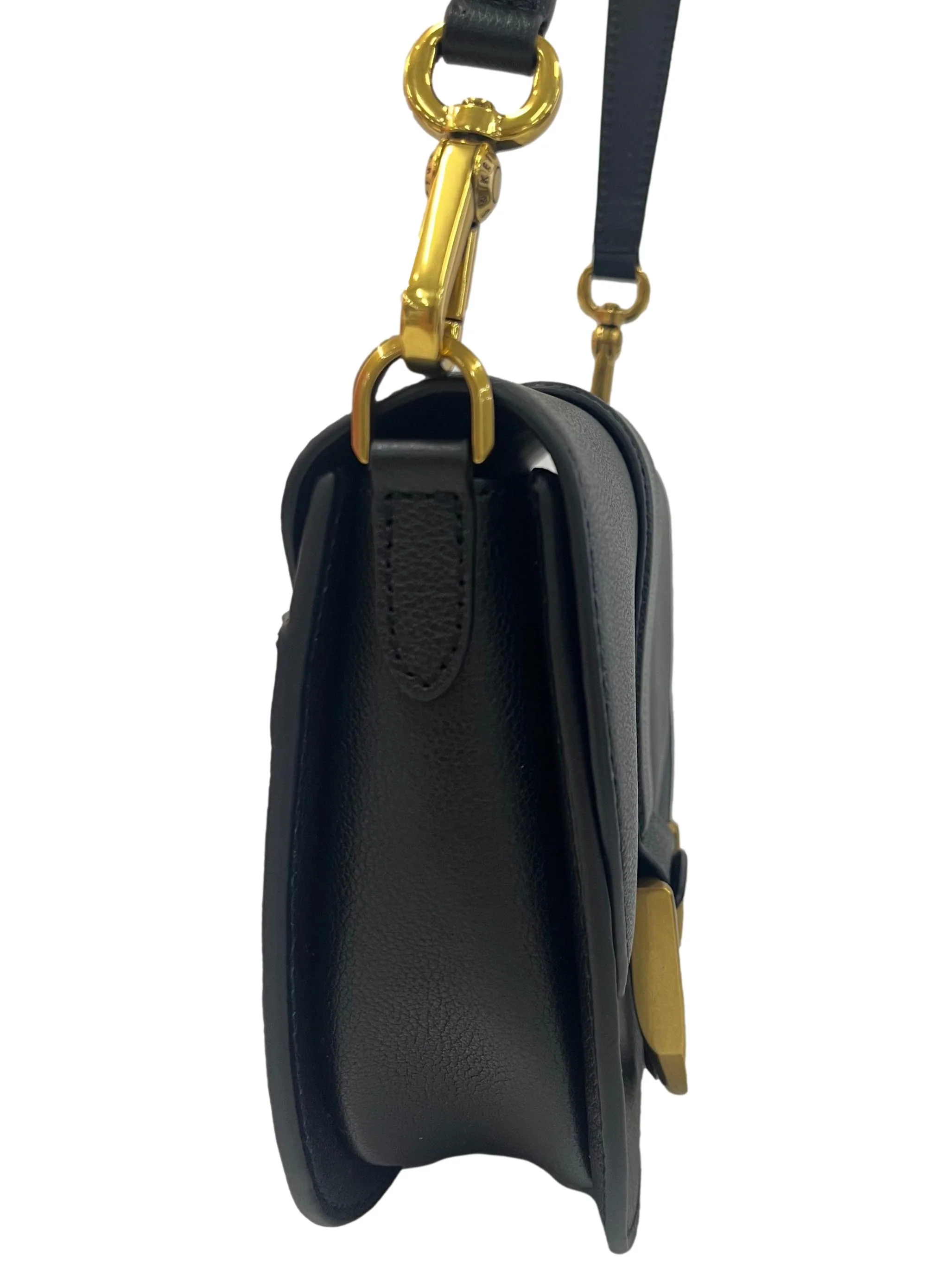 Black Small Shoulder Bag With Changeable Straps - Image 5
