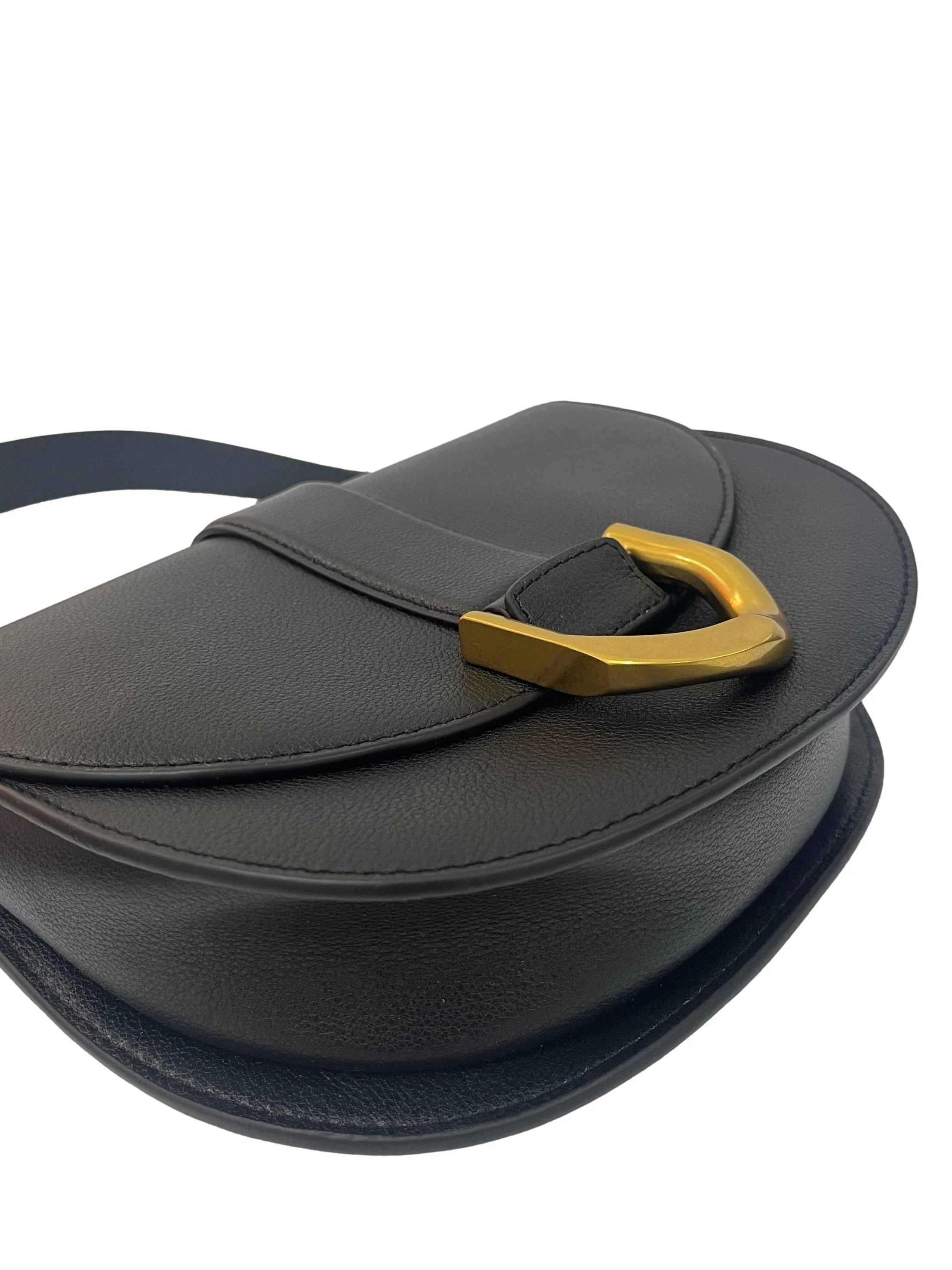 Black Small Shoulder Bag With Changeable Straps - Image 9