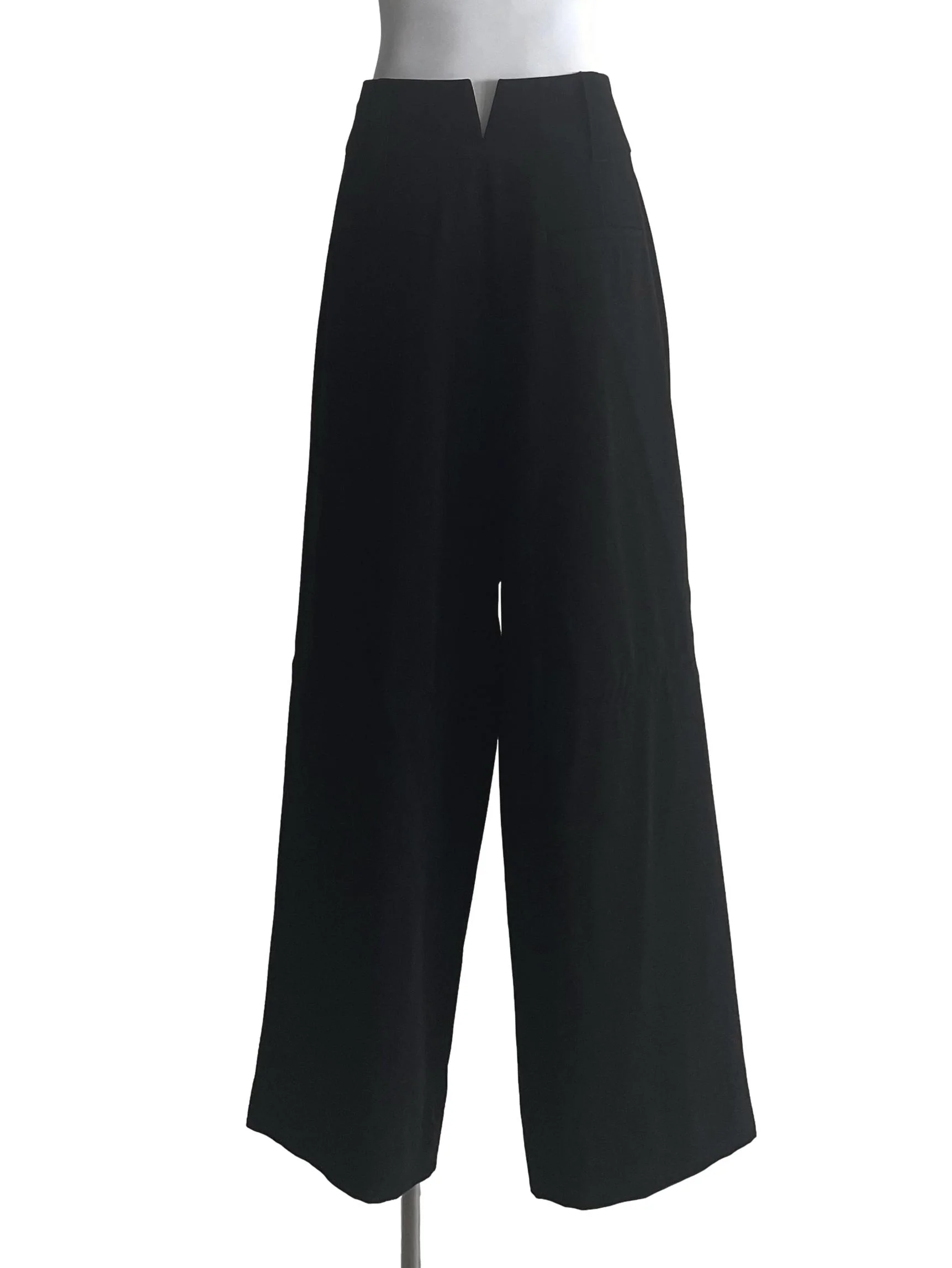 Black Split Waist Baggy Pants LB - Image 2