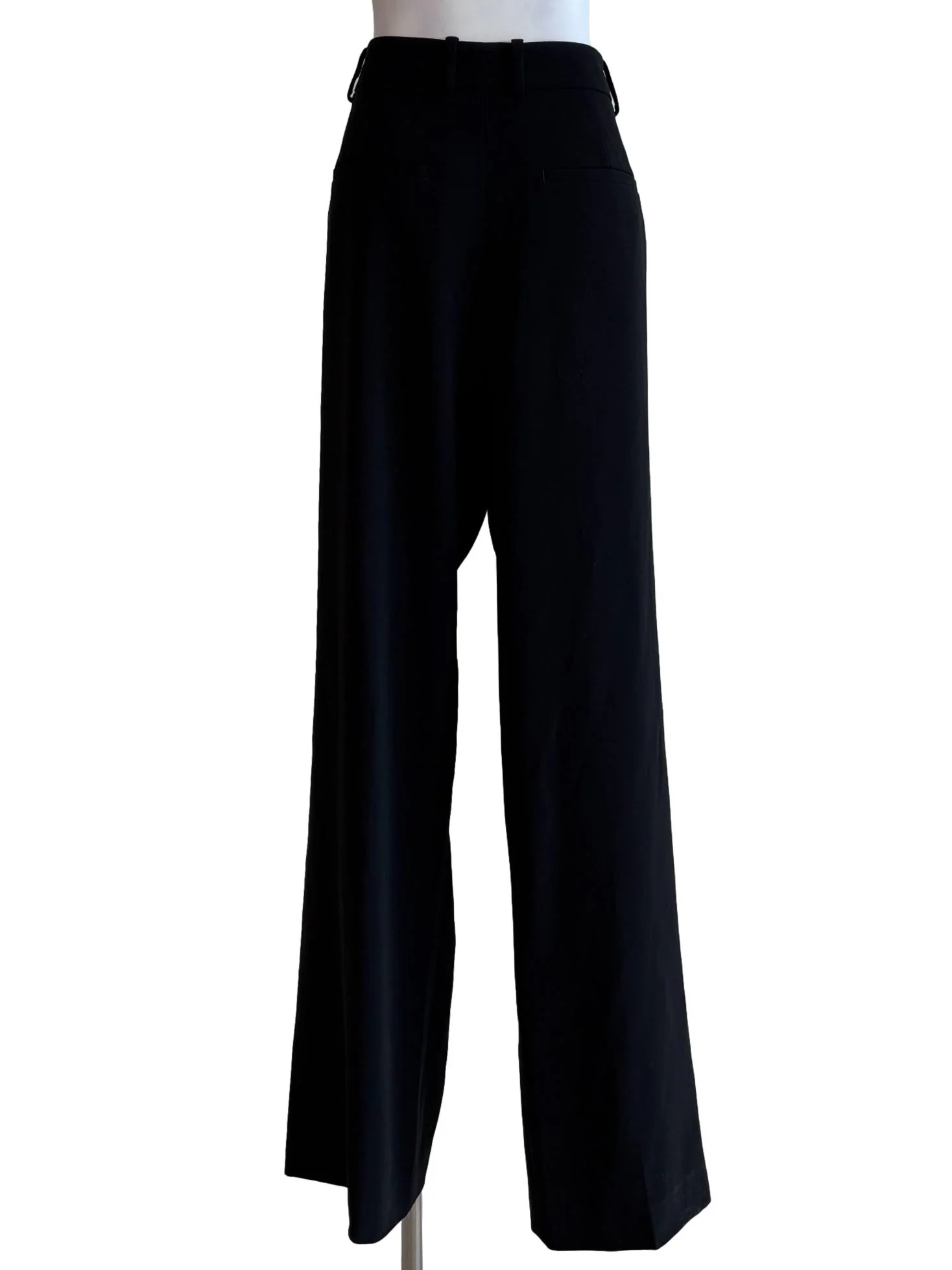 Black Straight Cut Pants - Image 2