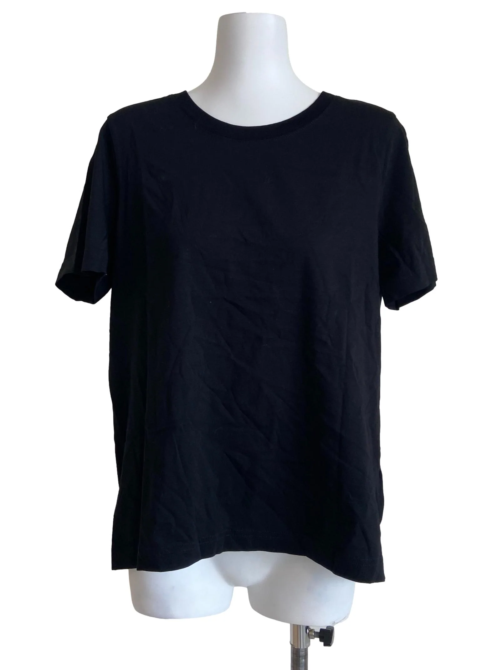 Black Regular Basic Tee