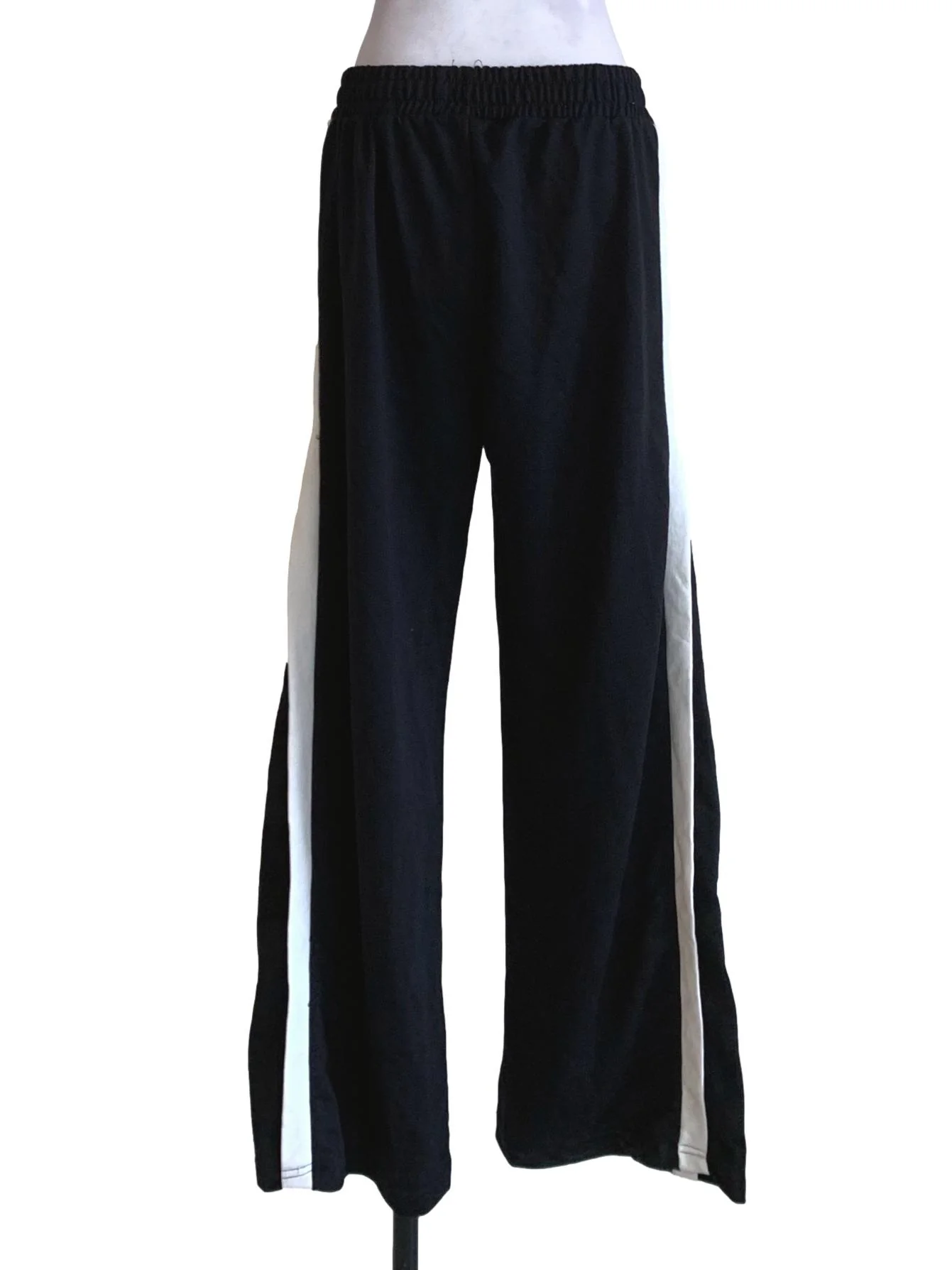 Black Stretchable Waistband Sweatpants - Image 2