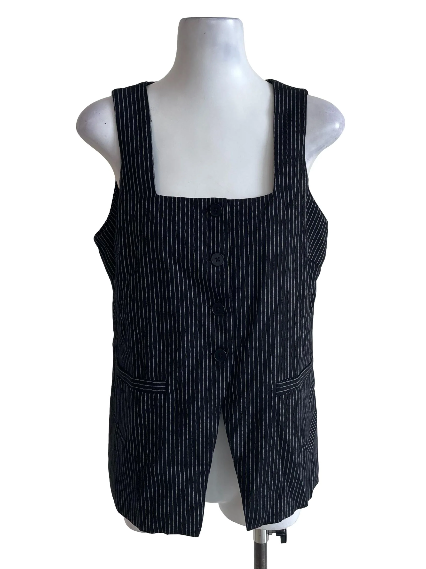 Black Striped Jumper Dress