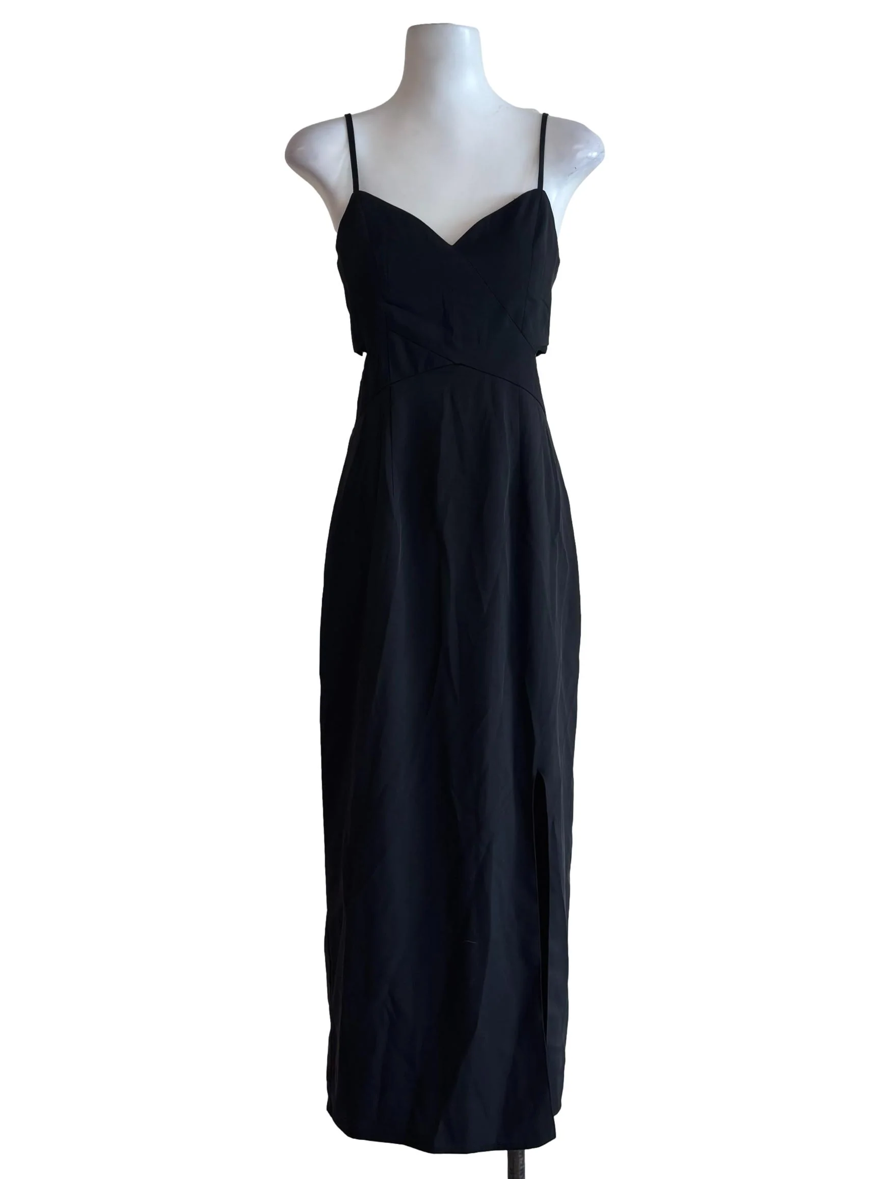 Black Sweetheart Slip Dress