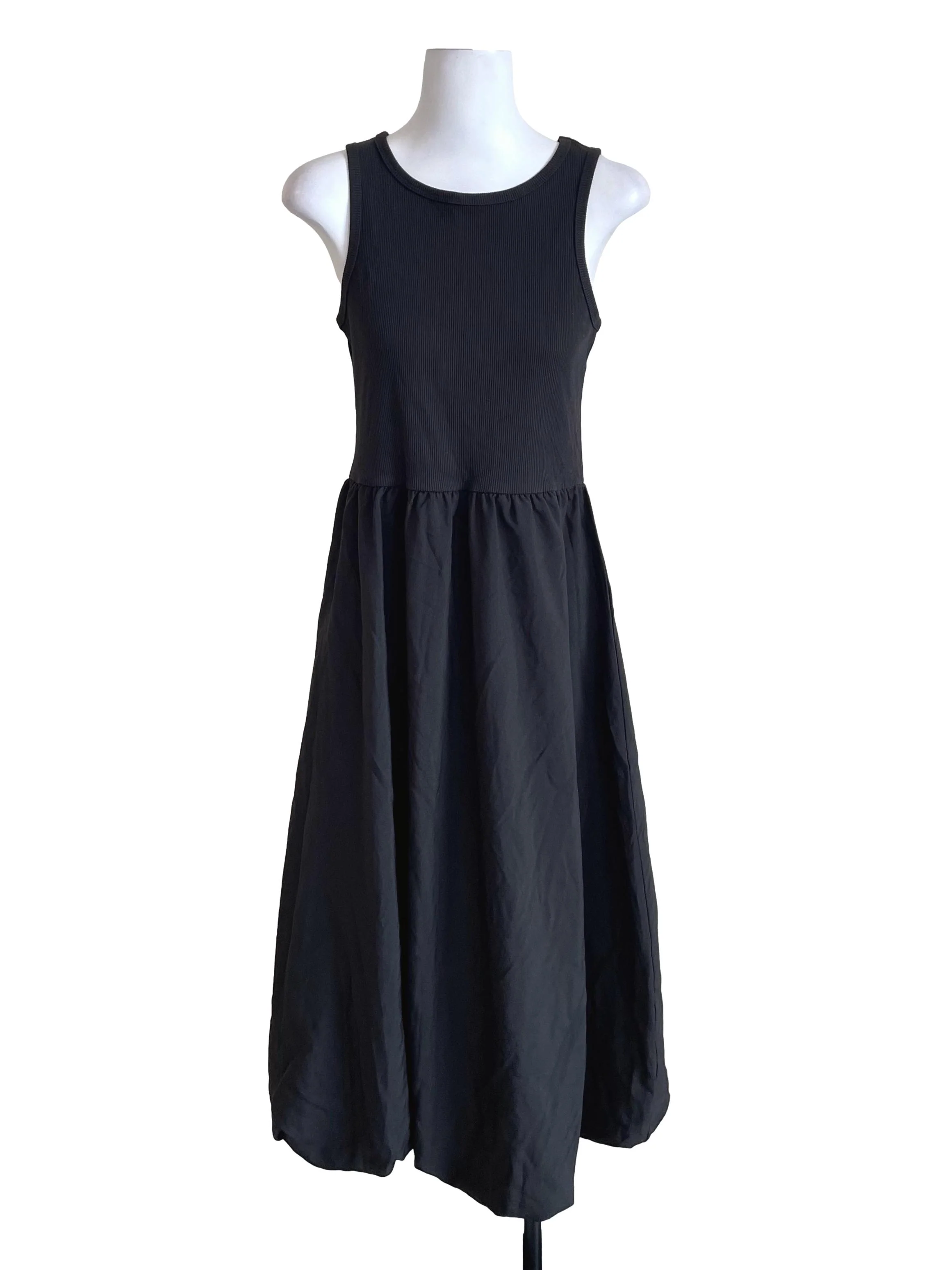 Black Tank Top Bud Dress