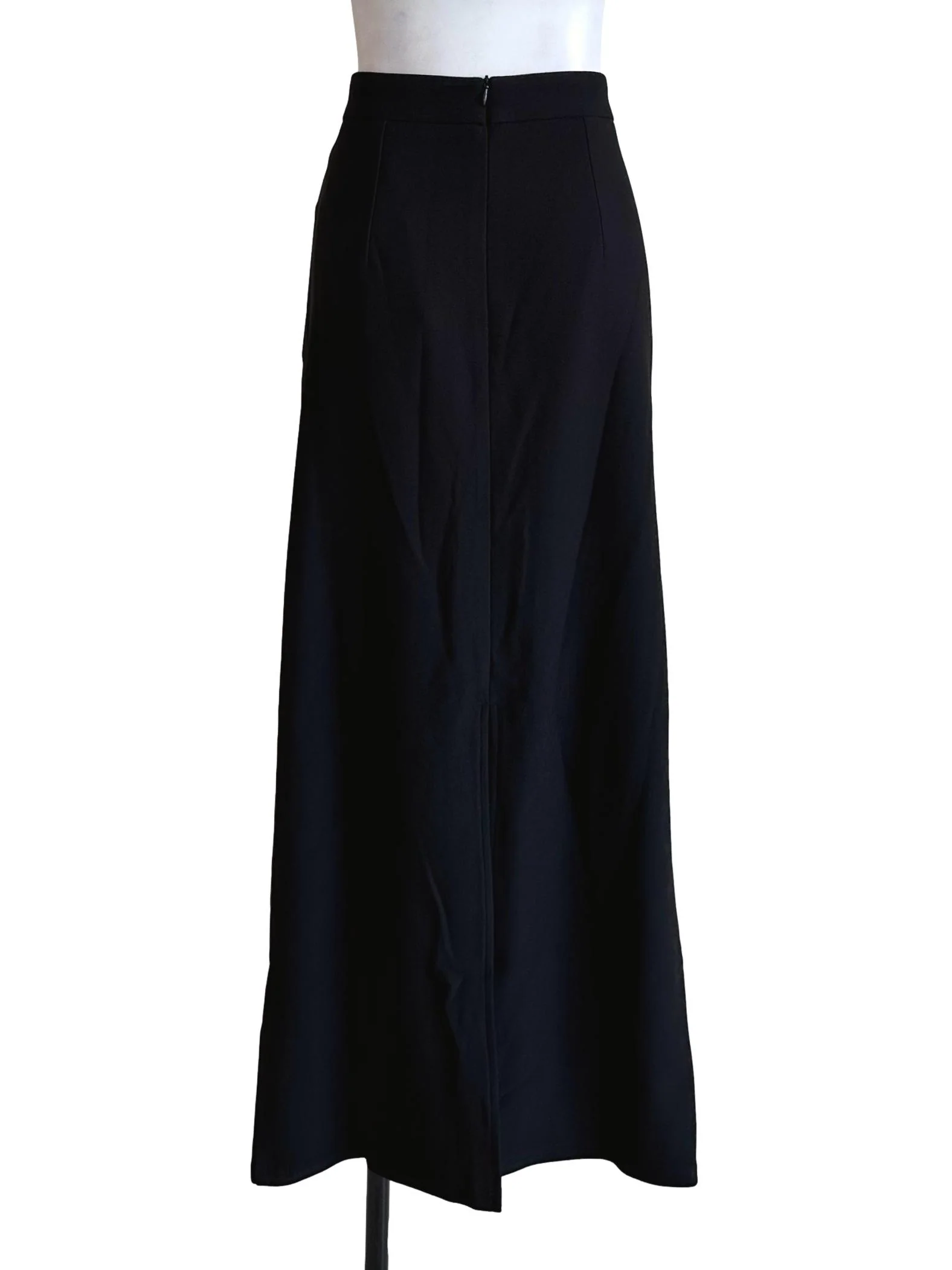 Black Texture Long Skirt - Image 2