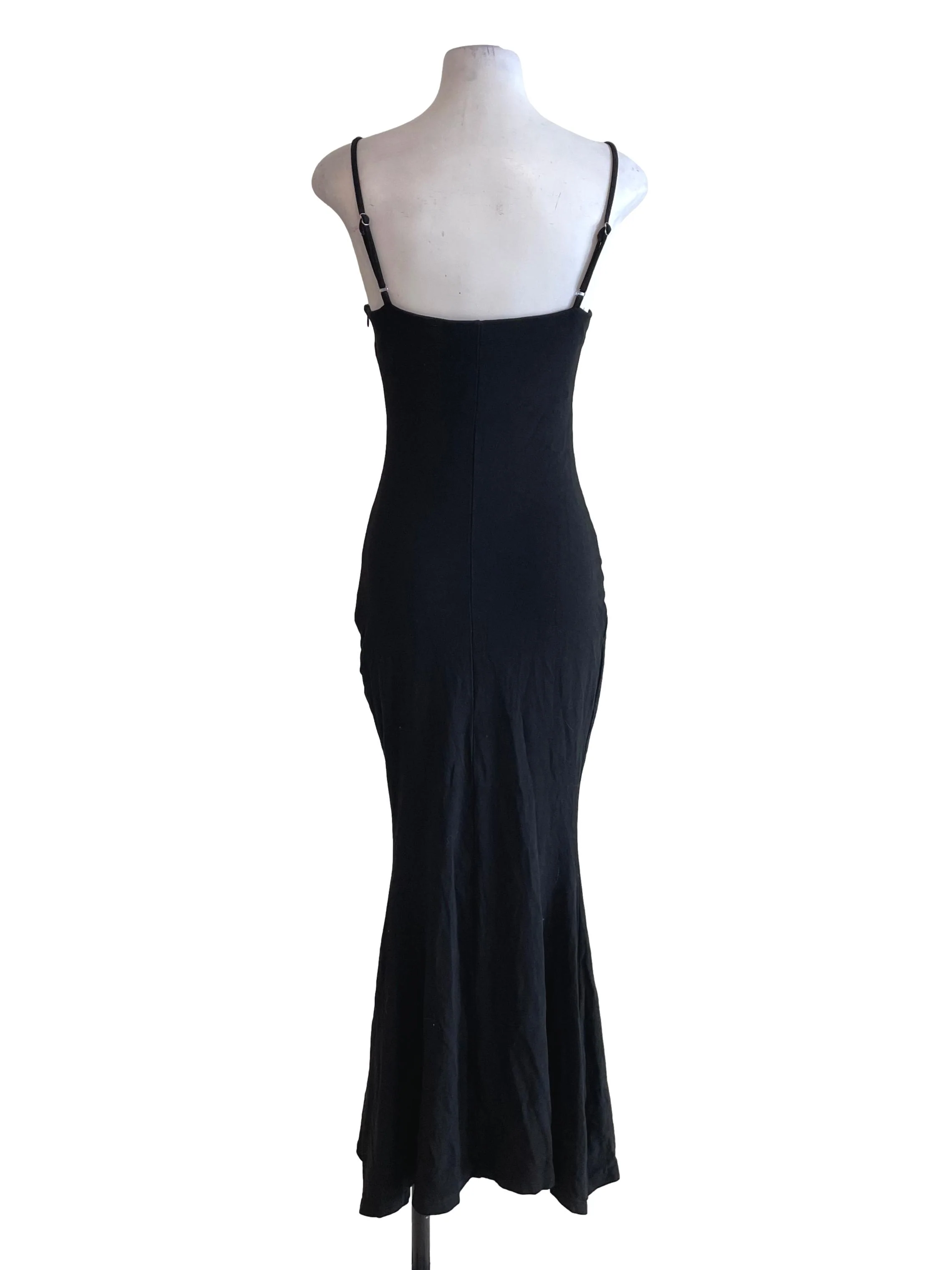 Black Trumpet Bodycon Dress - Image 2
