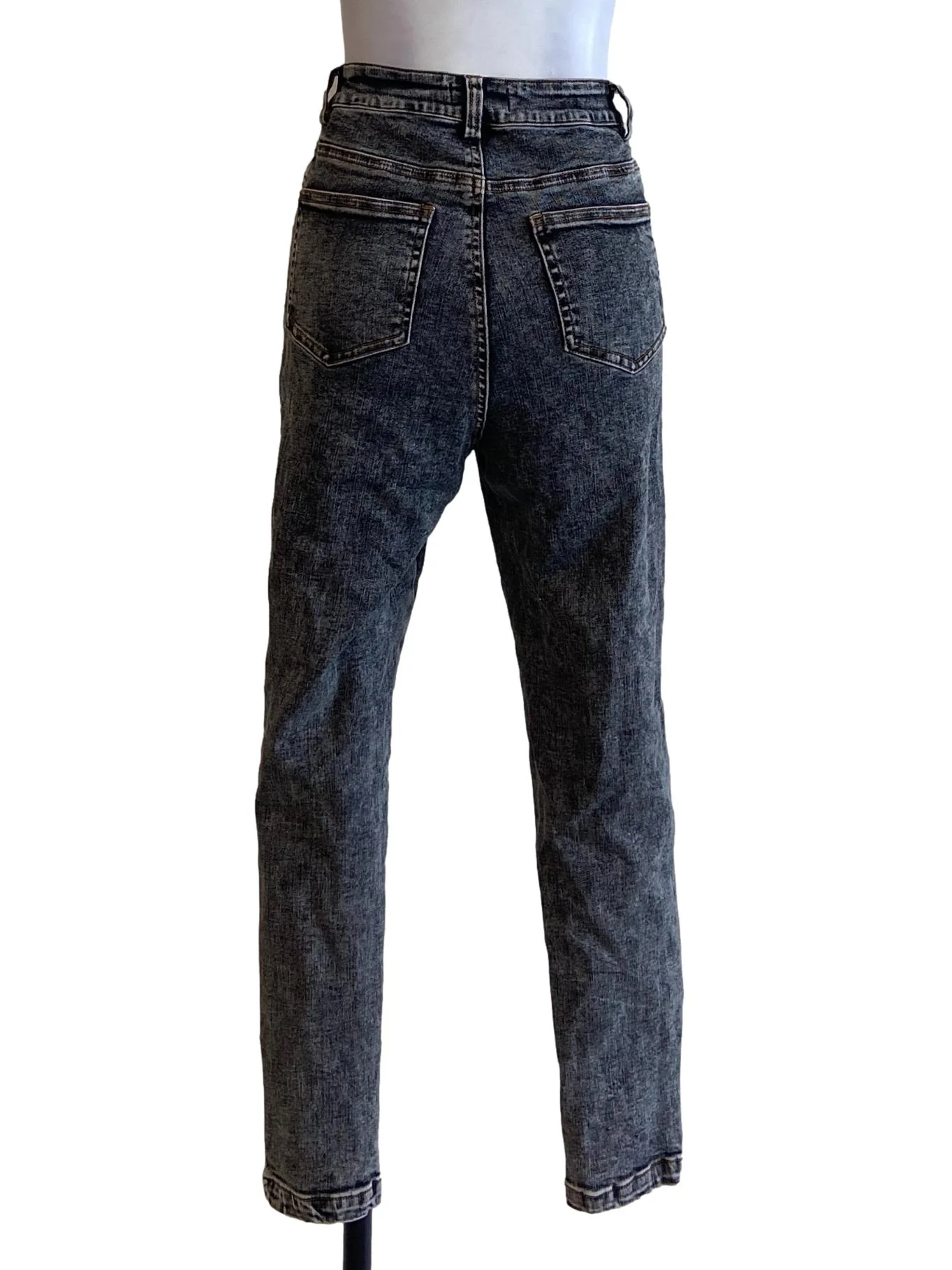 Black Twill Skinny Jeans - Image 2