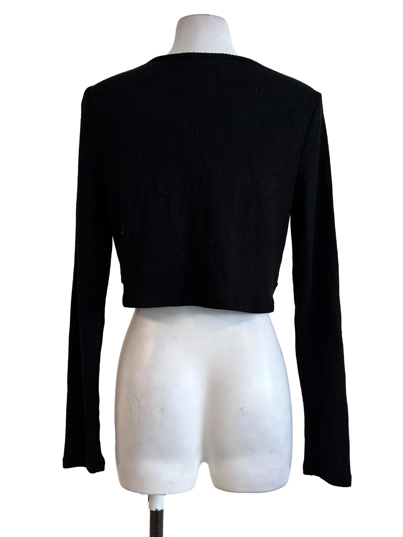 Black Twisted Pattern Top - Image 2