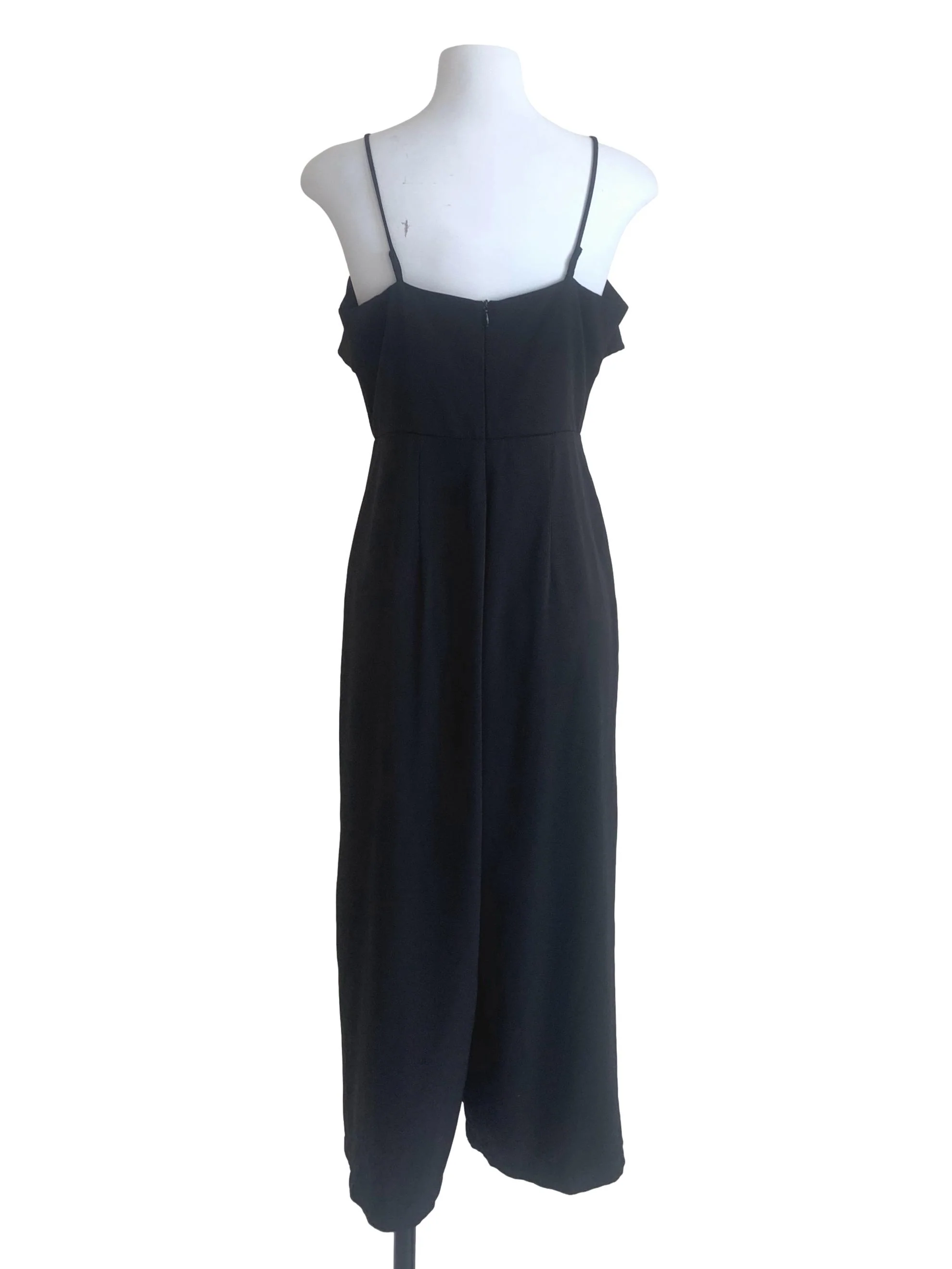 Black V Neck Jumpsuit - Image 2