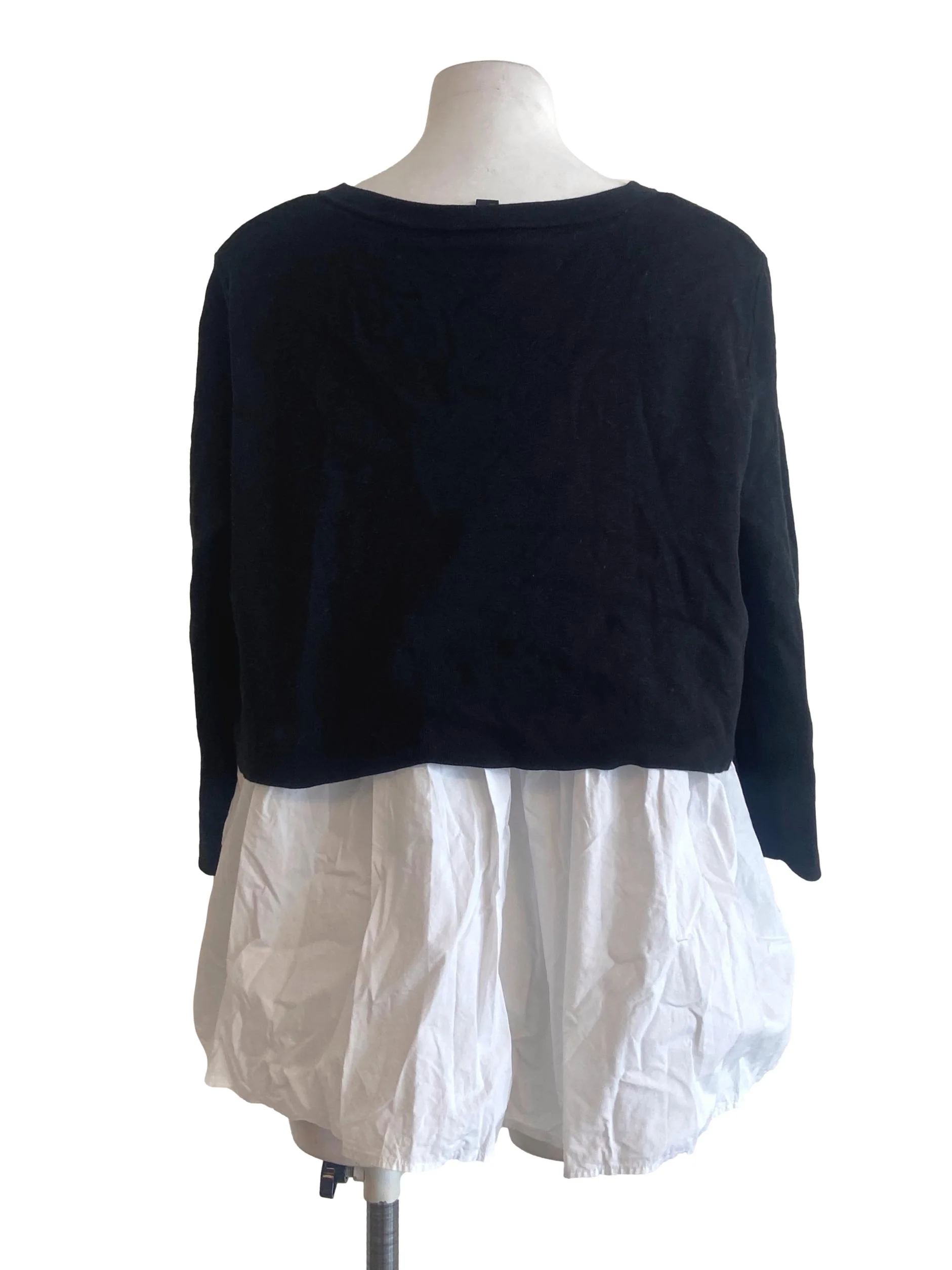 Black & Whites Pencil Stripe Blouse - Image 2