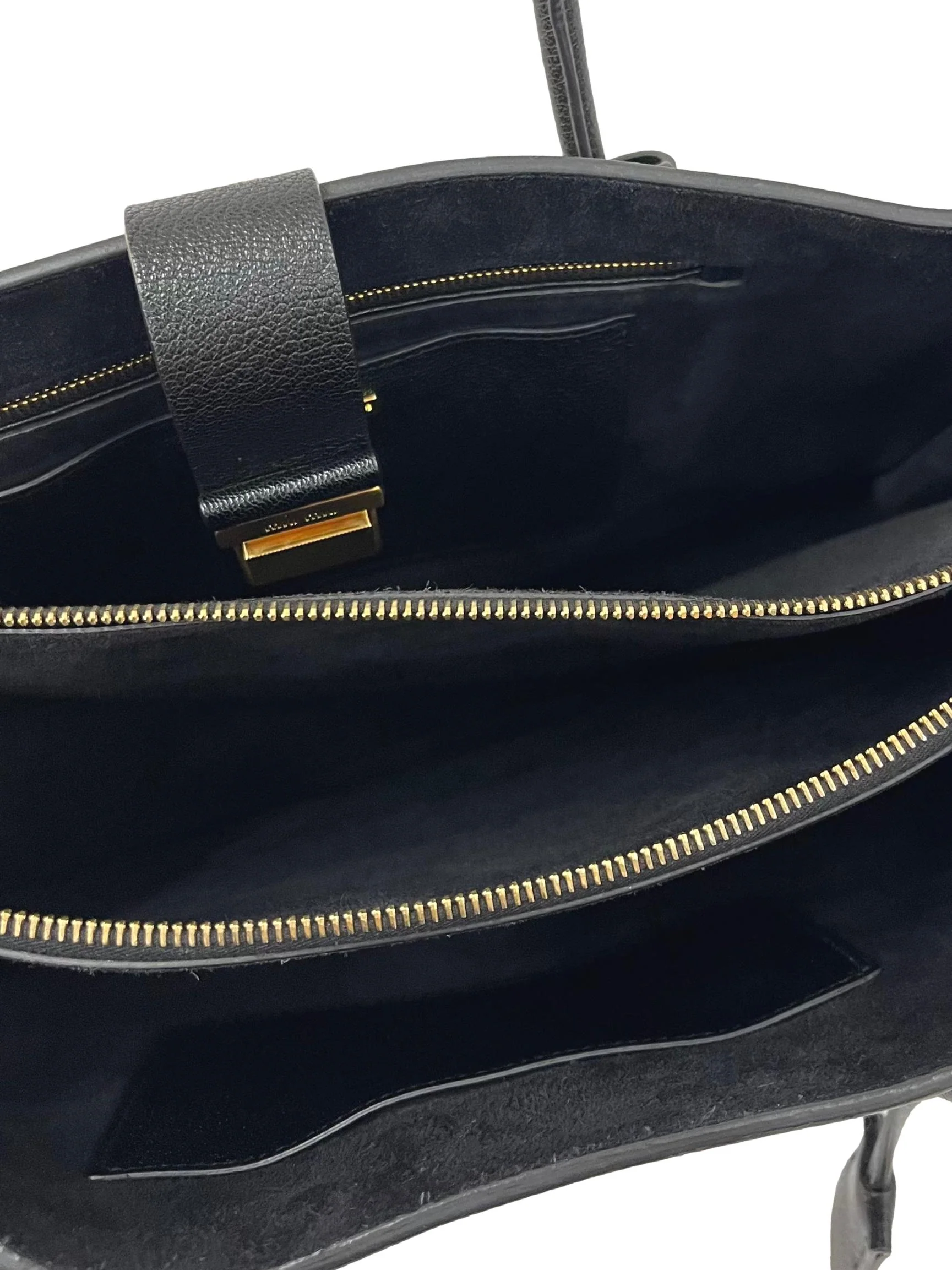 Black With Tweed Print Tote Bag CSN - Image 6