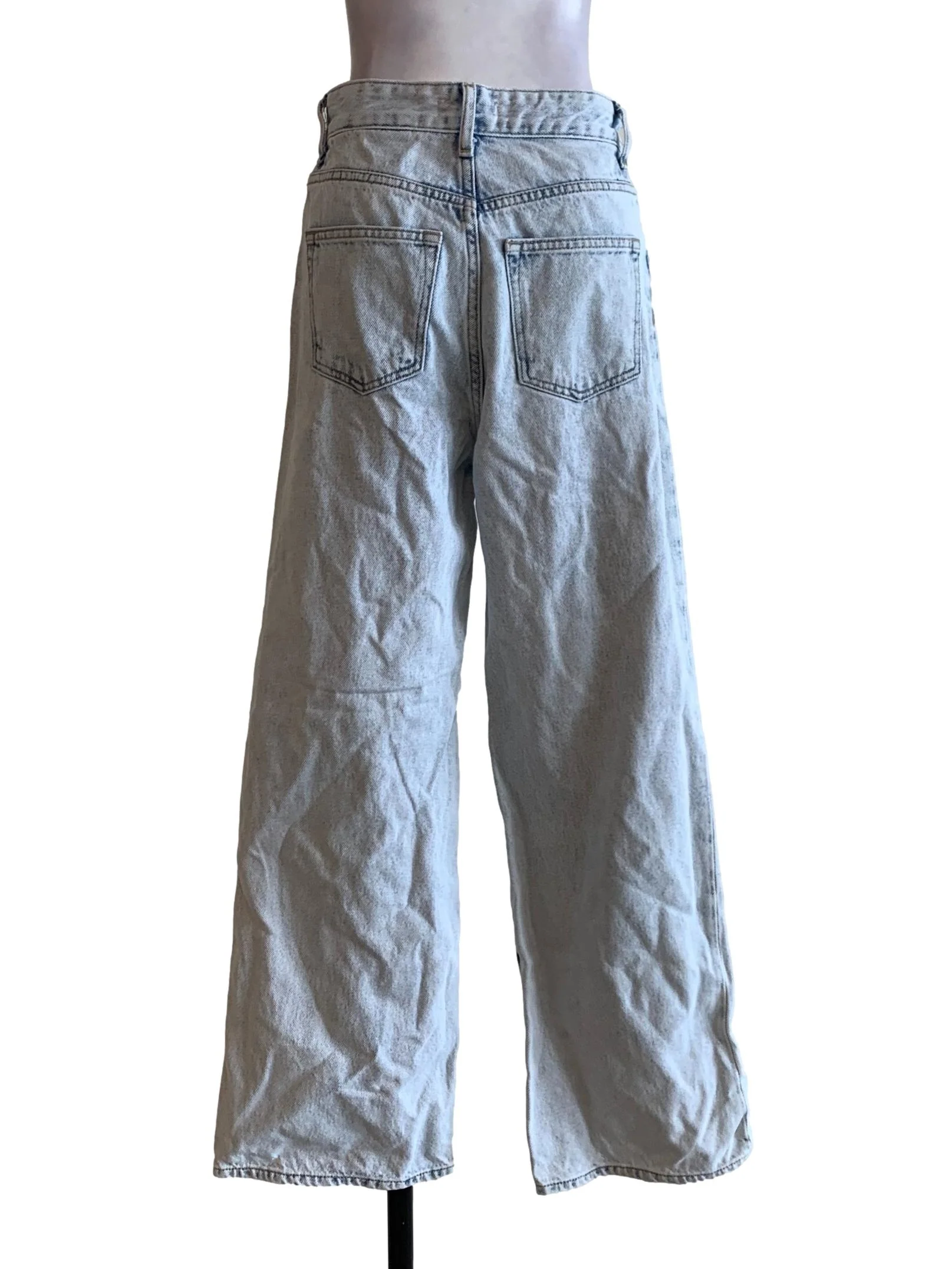 Bleach Blue Straight Leg Jeans - Image 2