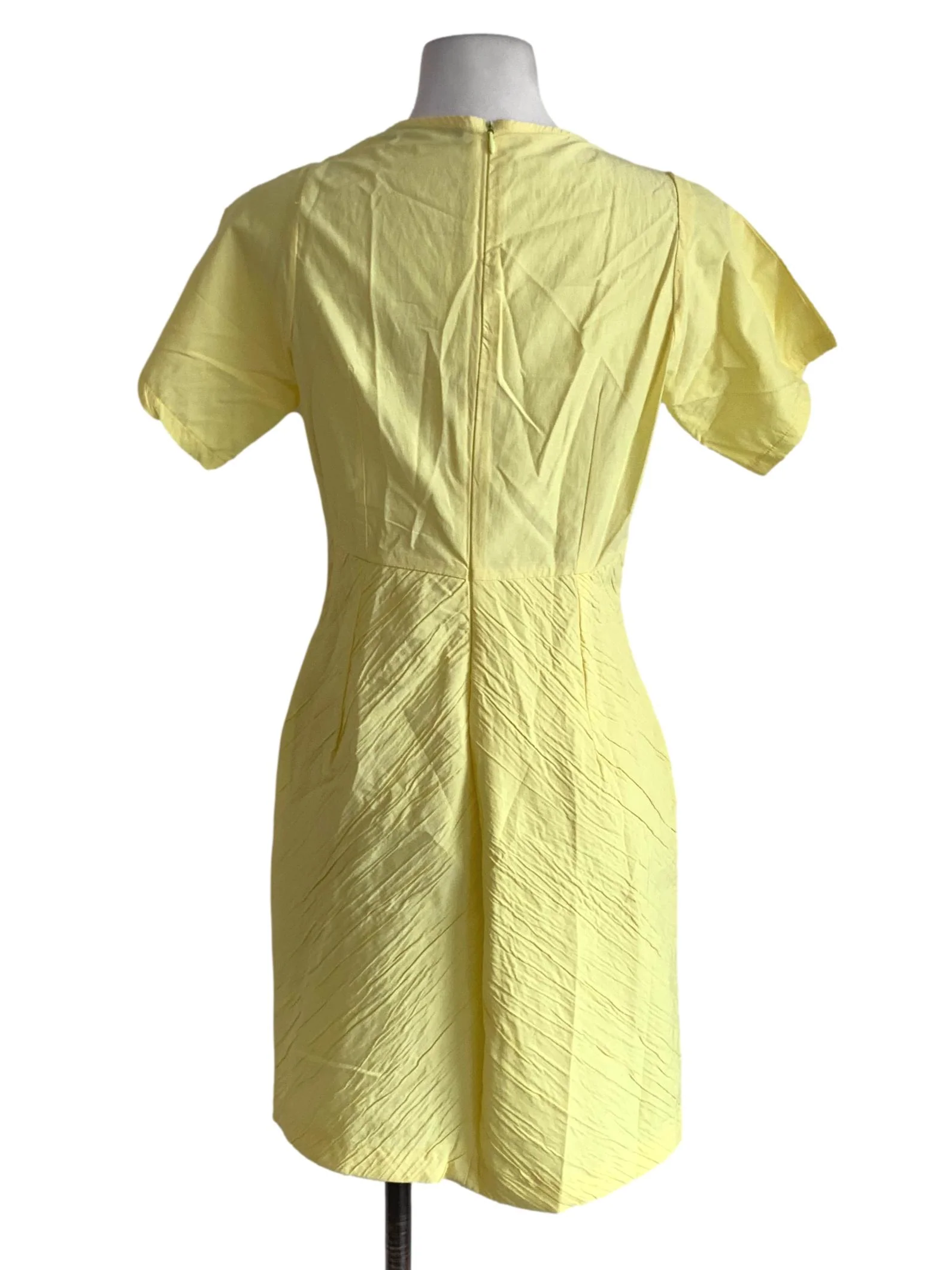 Blonde V-Neckline Empire Dress - Image 2