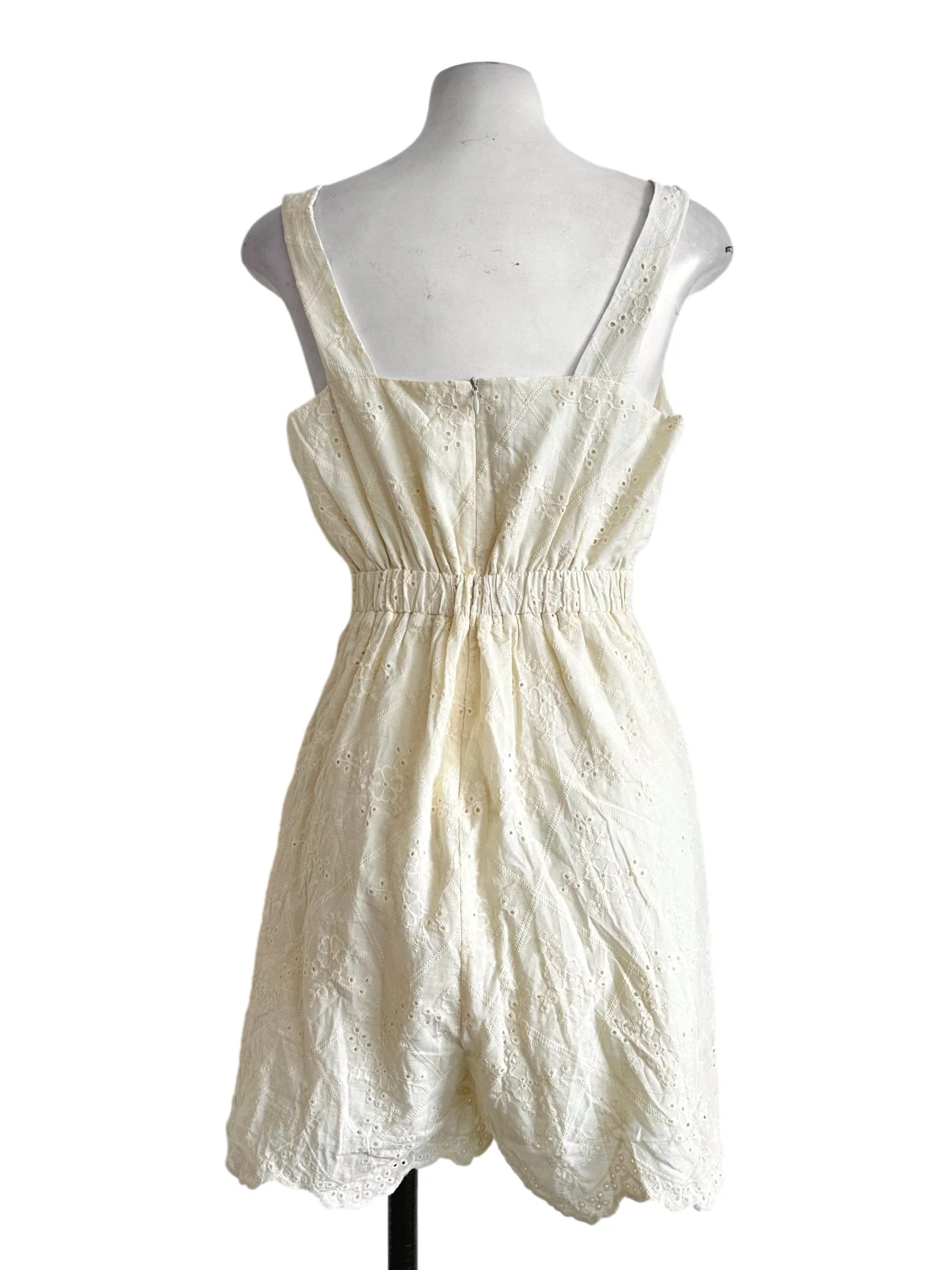 Blonde Yellow Embroidery Pattern Romper - Image 2