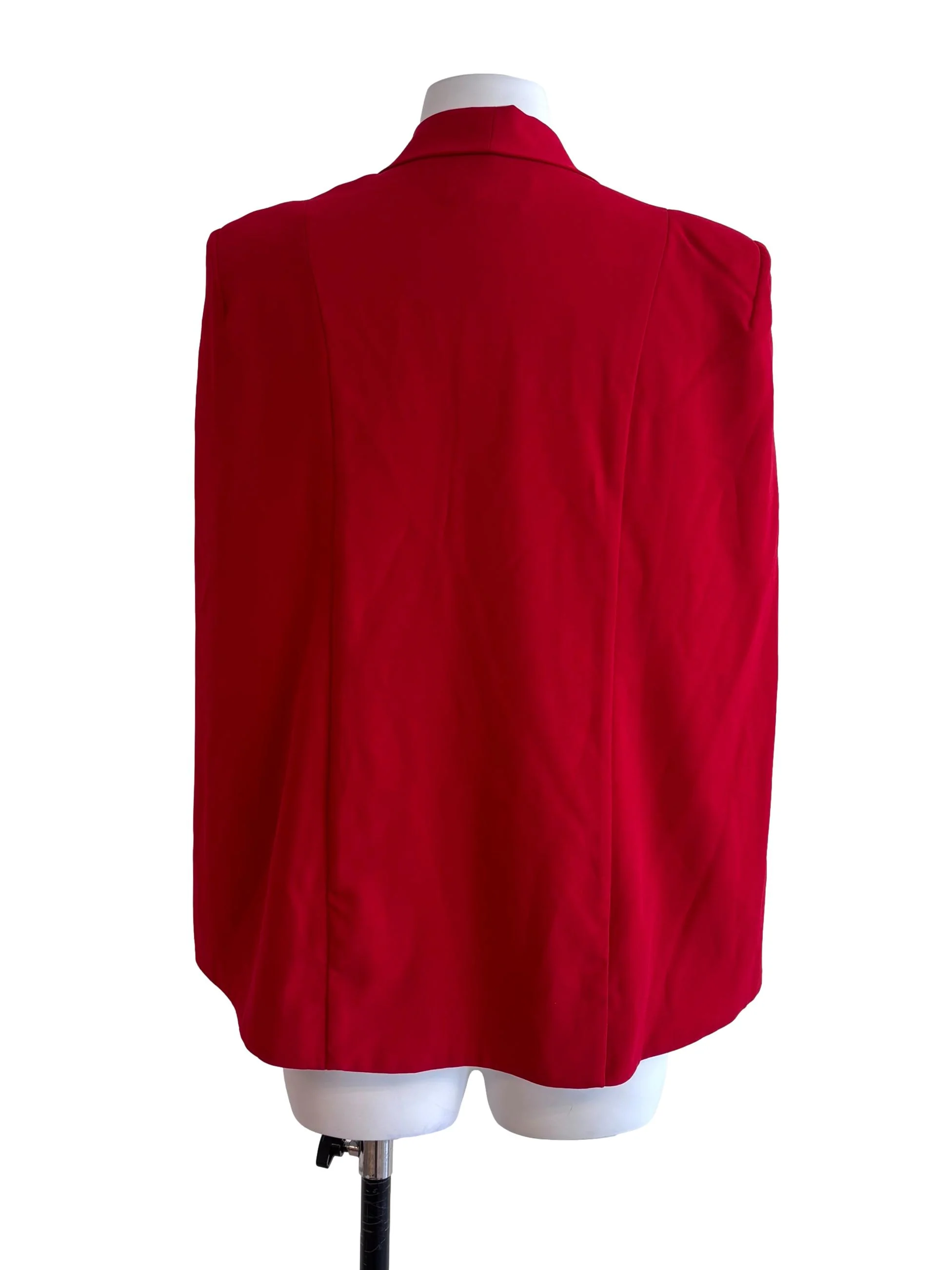 Blood Red Cape Blazer - Image 2