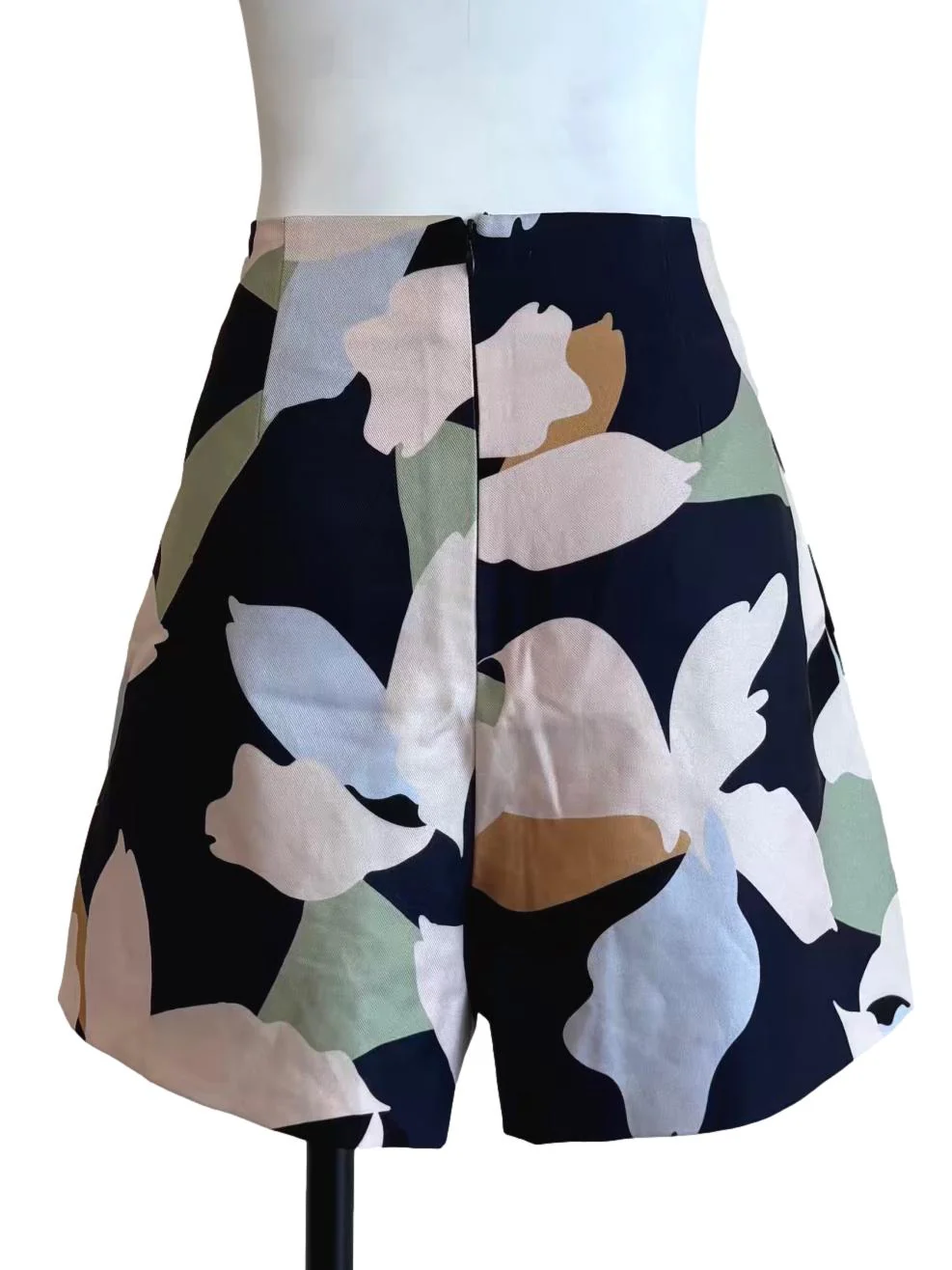 Blue Black Colourful Shorts - Image 2