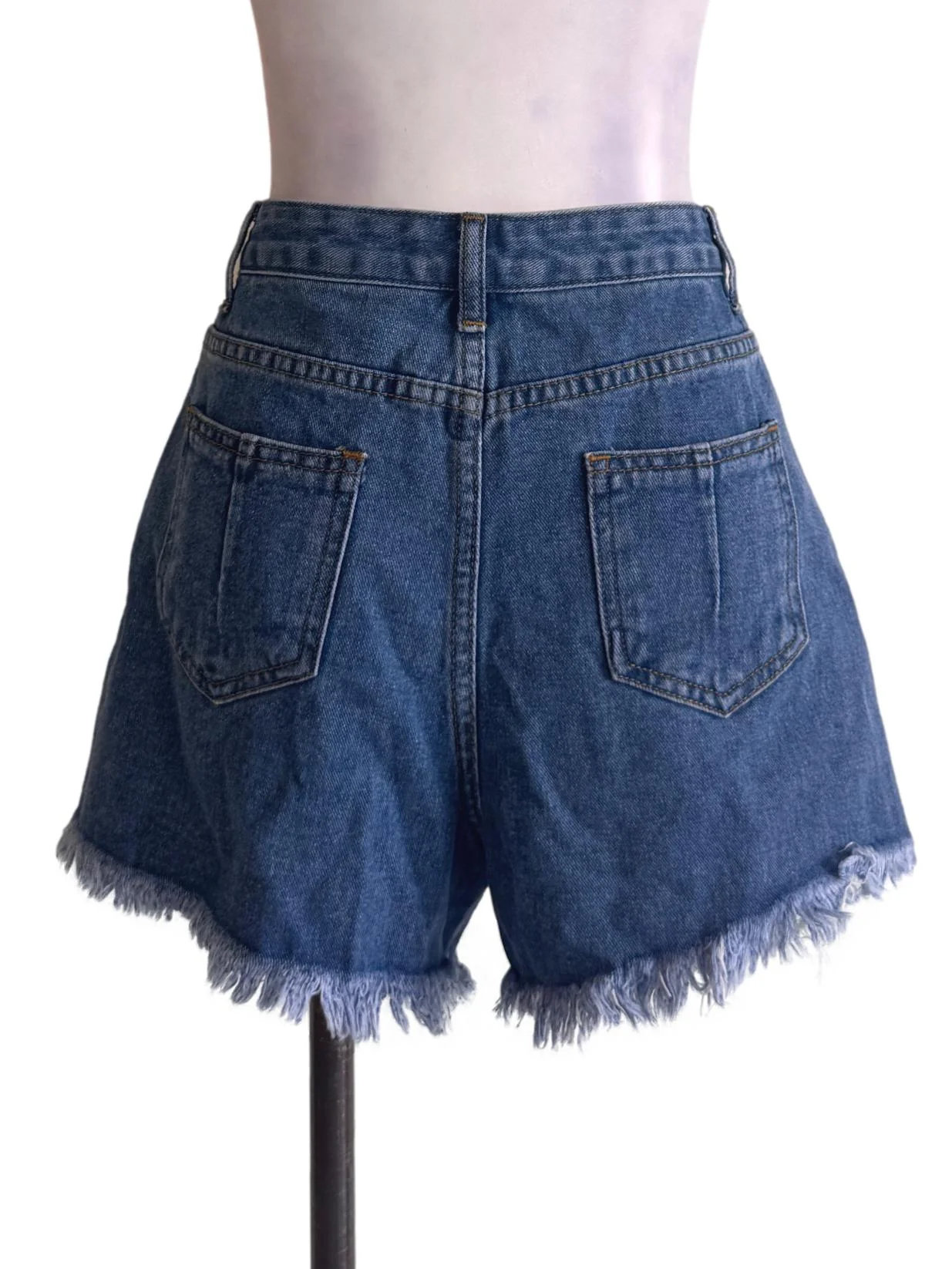 Blue Denim Jorts YHF - Image 2
