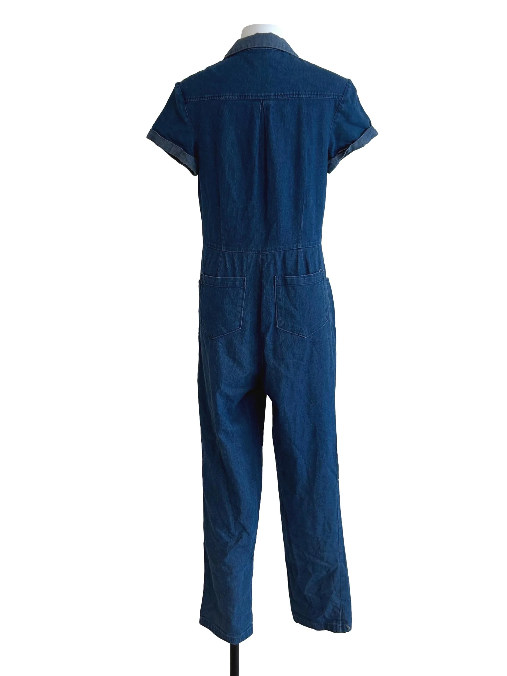 Blue Denim Jumpsuits - Image 2