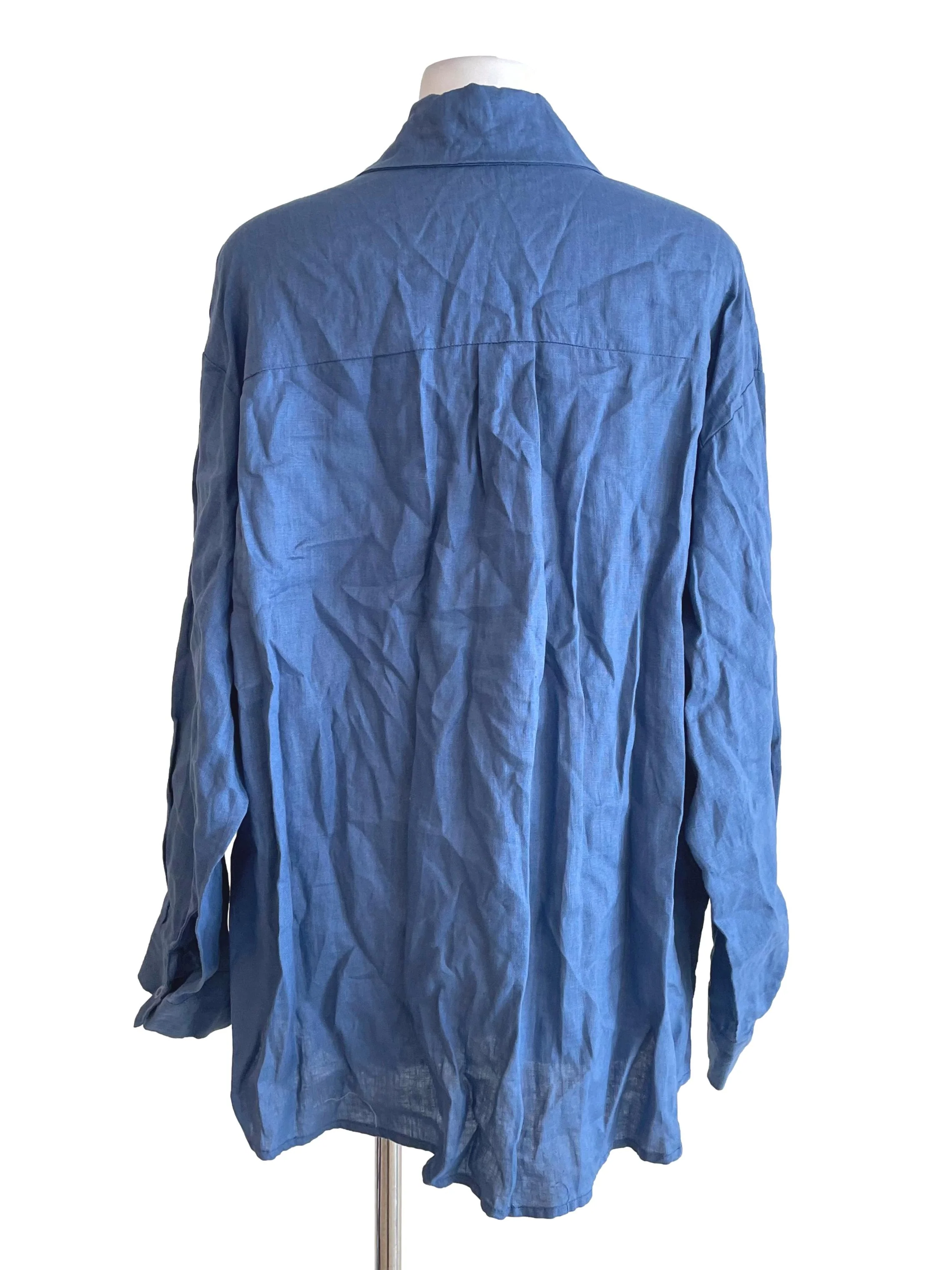 Blue Oversized Shirt TEM - Image 2