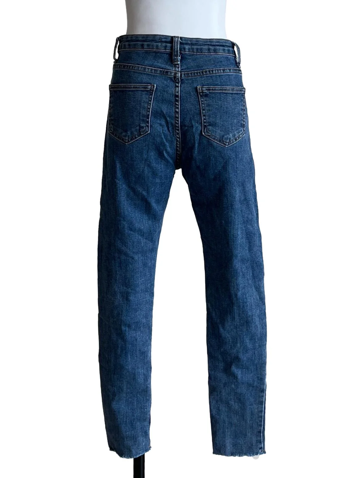 Denim Blue Skinny Jeans - Image 2