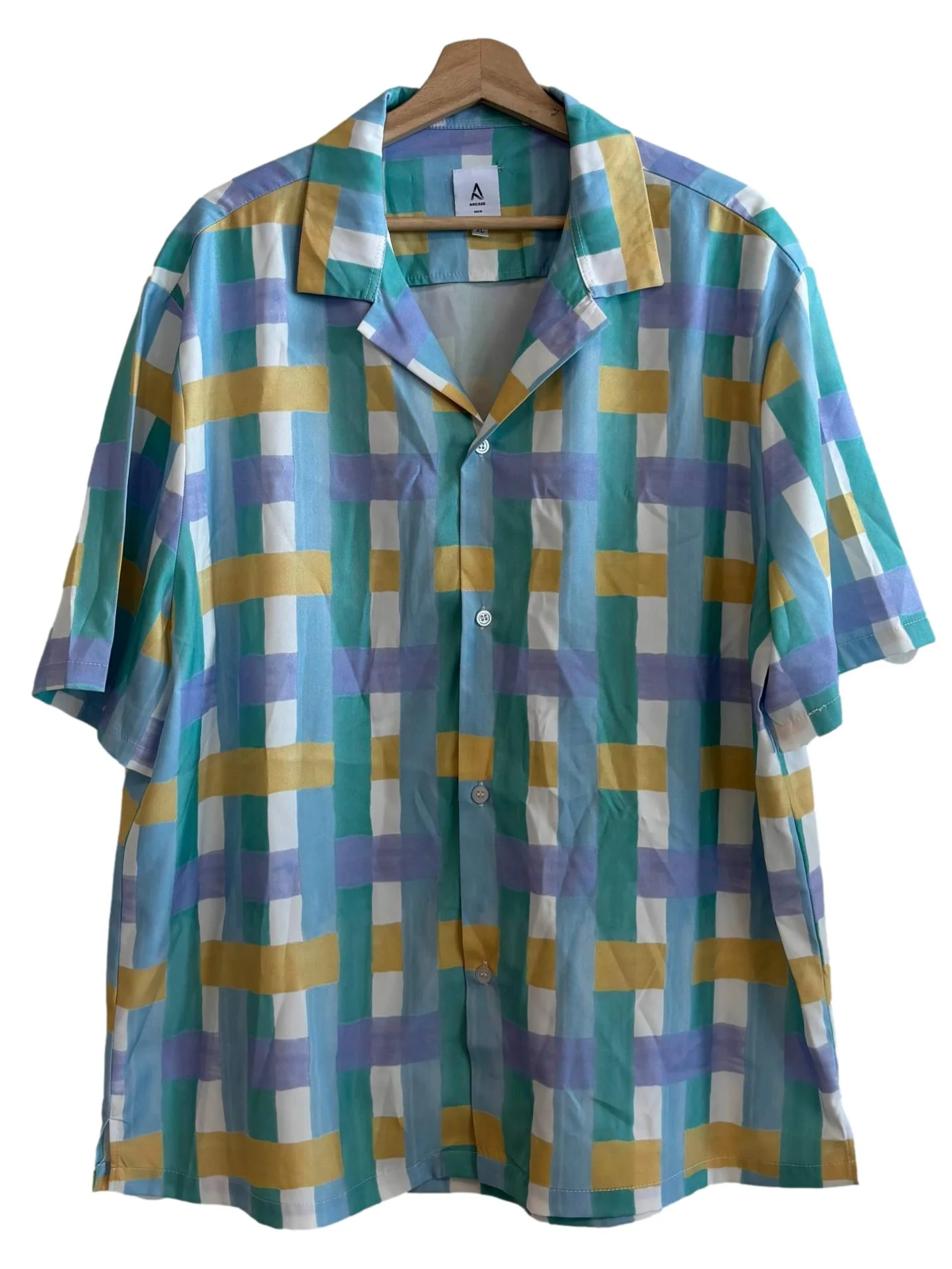 Blue Striped Button Shirt